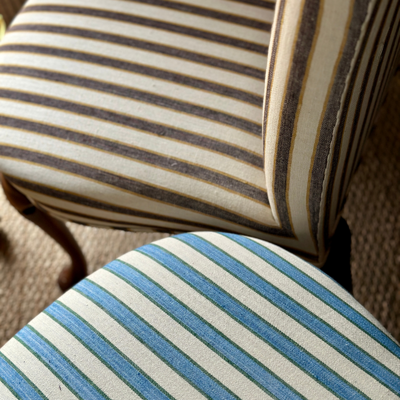 Standen Stripe Upholstered Chair