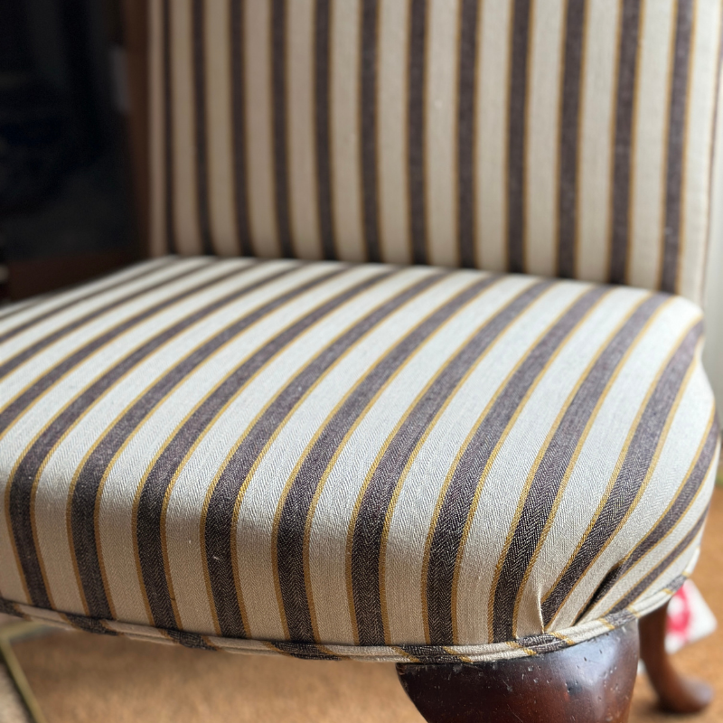 Standen Stripe Upholstered Chair