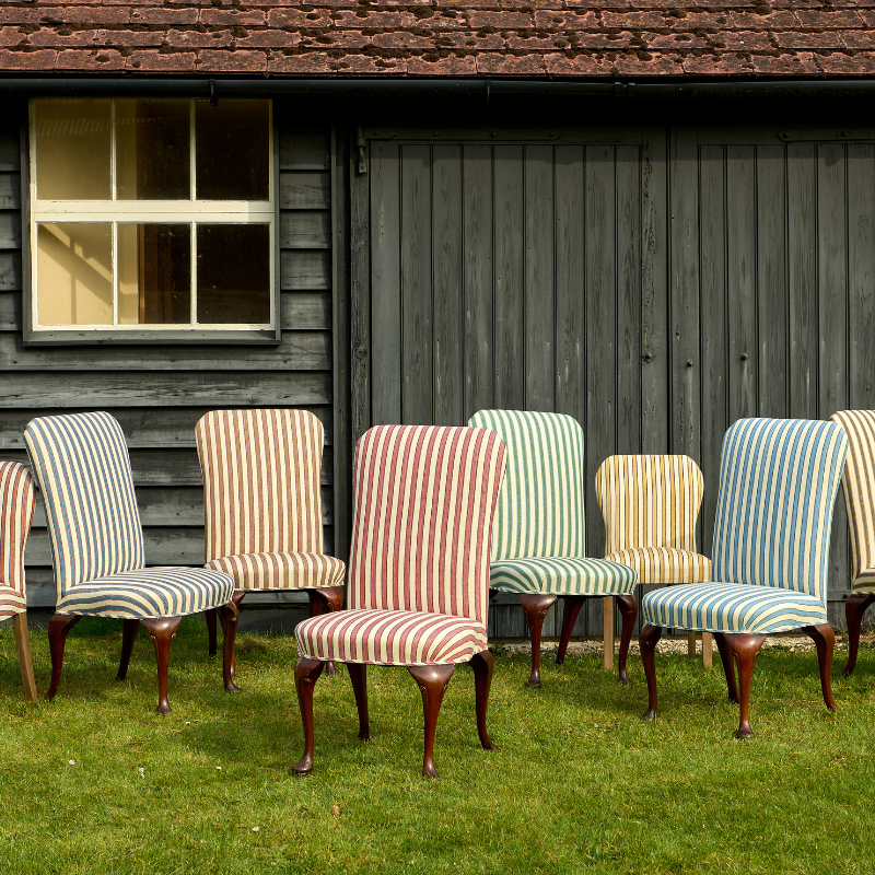 Standen Stripe Upholstered Chair