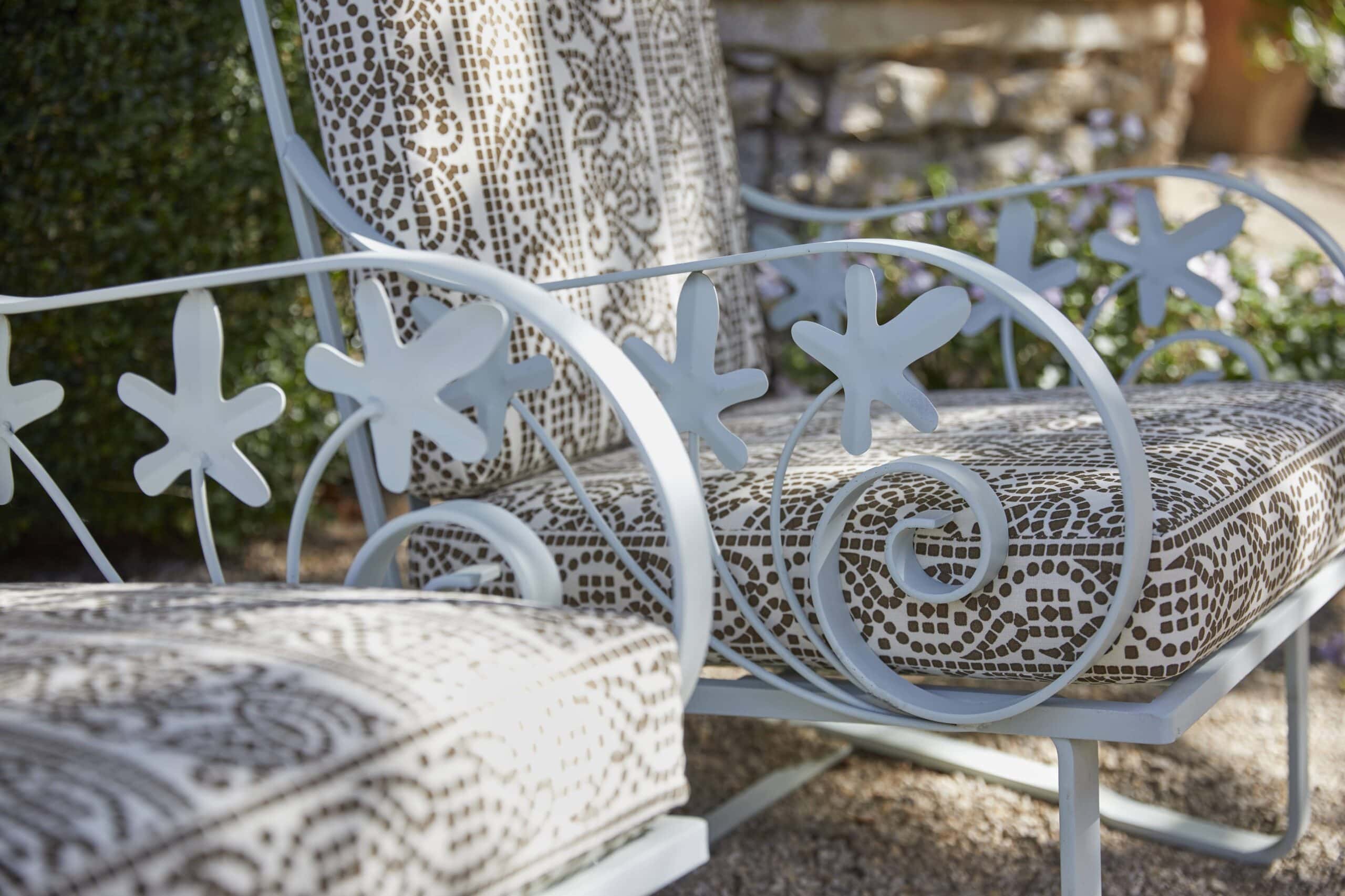 Aztec Geo Brown Performance Fabric by Sarah Vanrenen