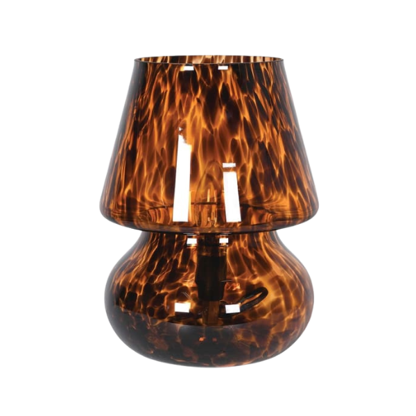 Tortoiseshell Glass Lamp