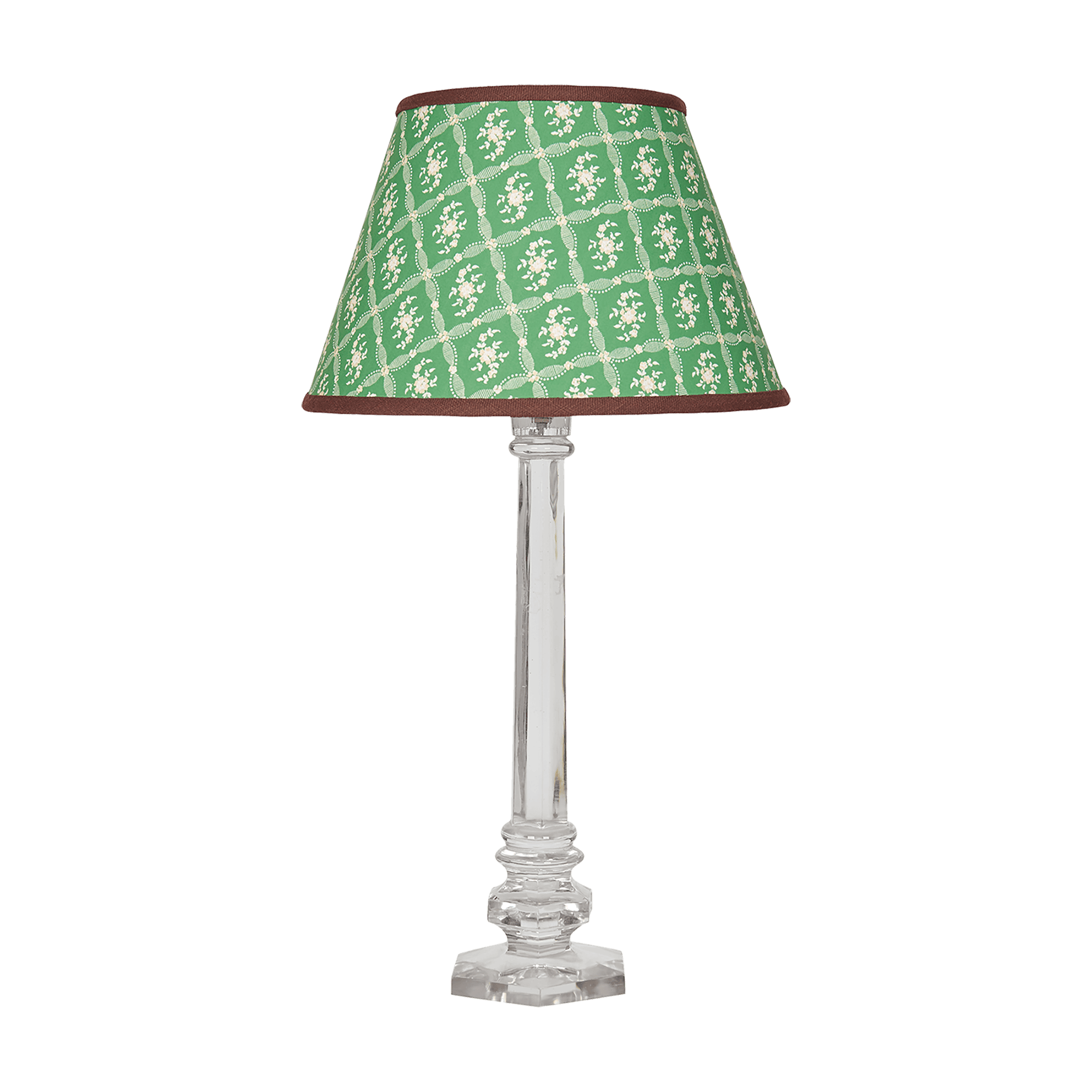 Cut glass column lamp by Sarah Vanrenen