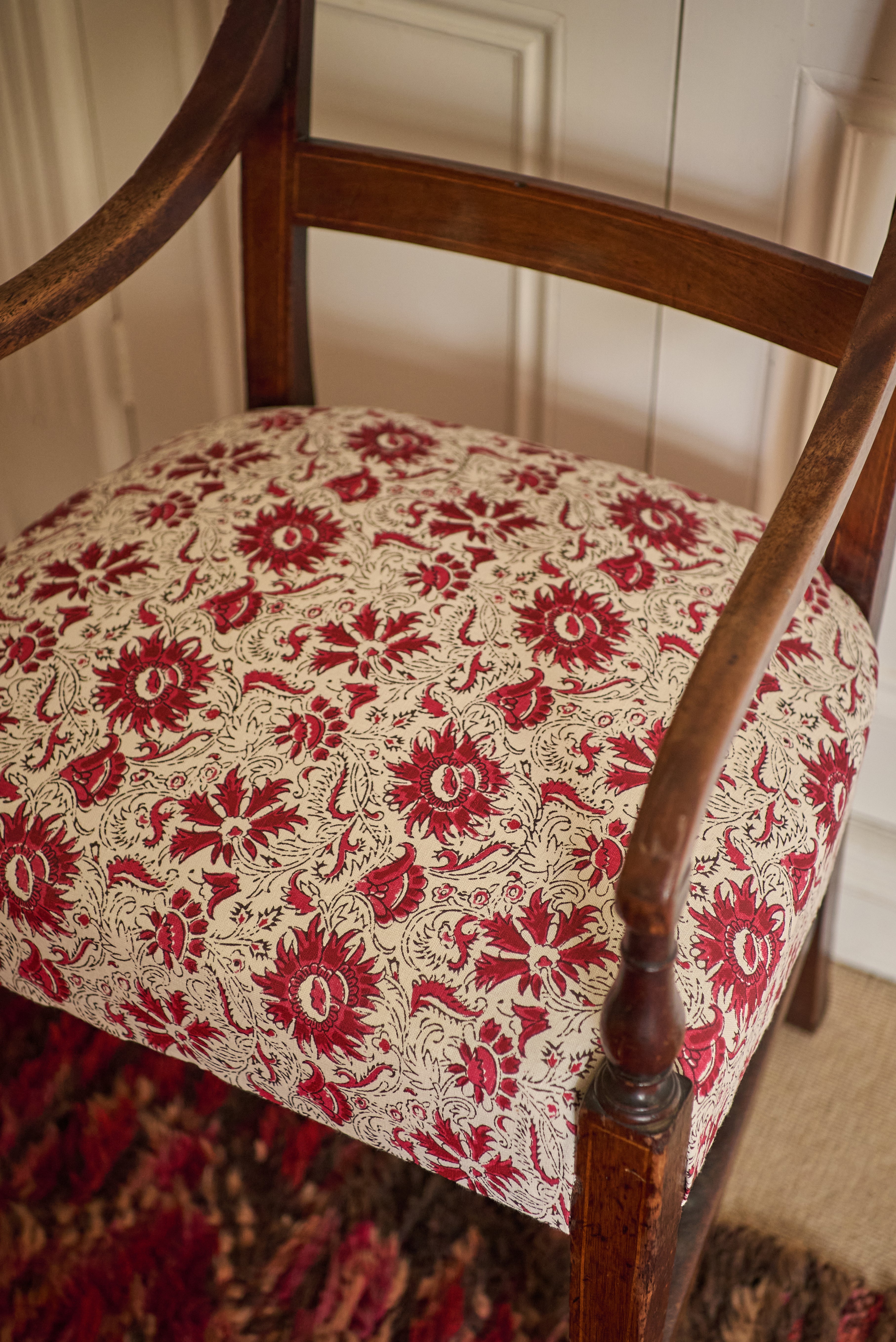 Indigo Block Madder by Sarah Vanrenen