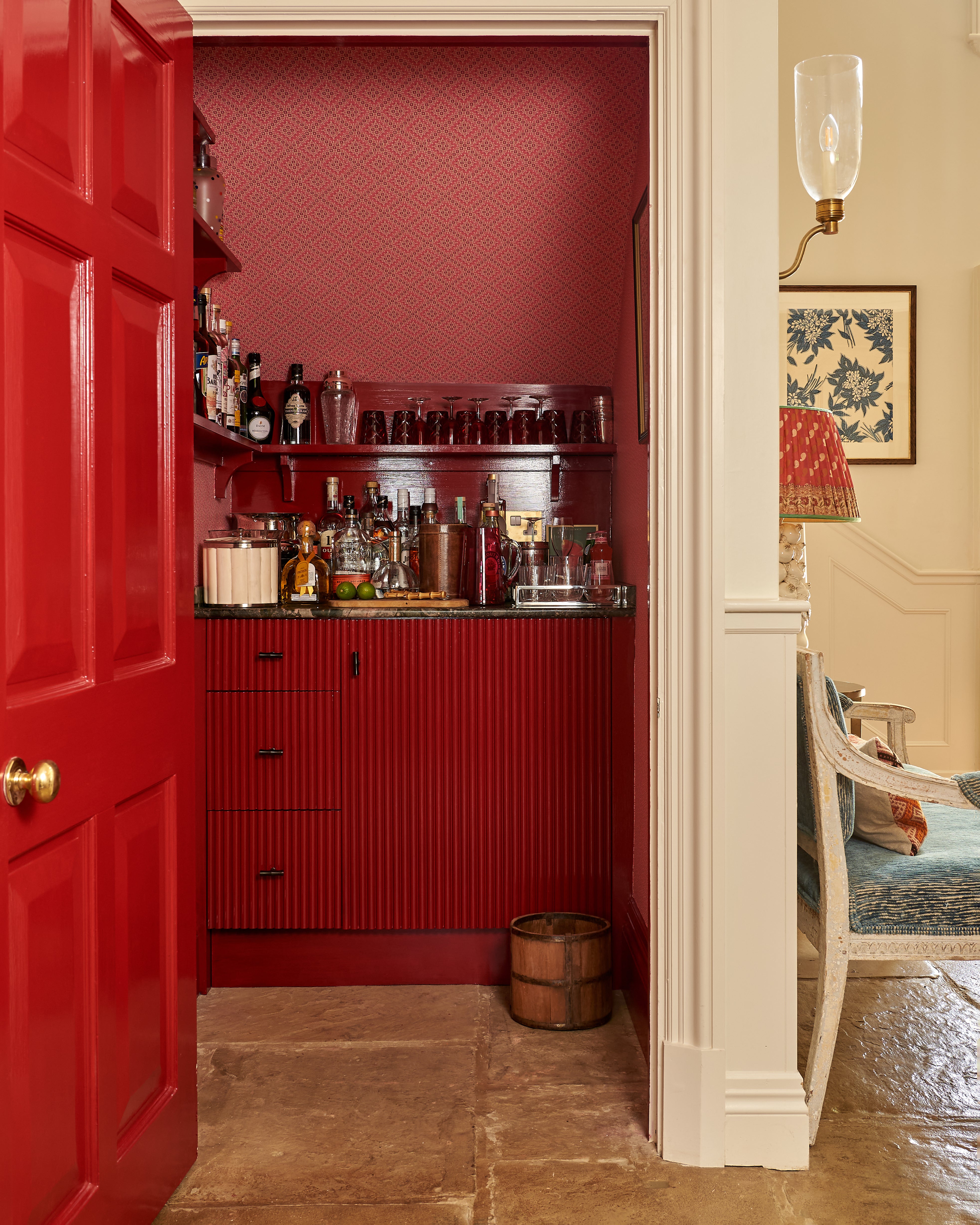 Diamonds - Red / Blue by Sarah Vanrenen