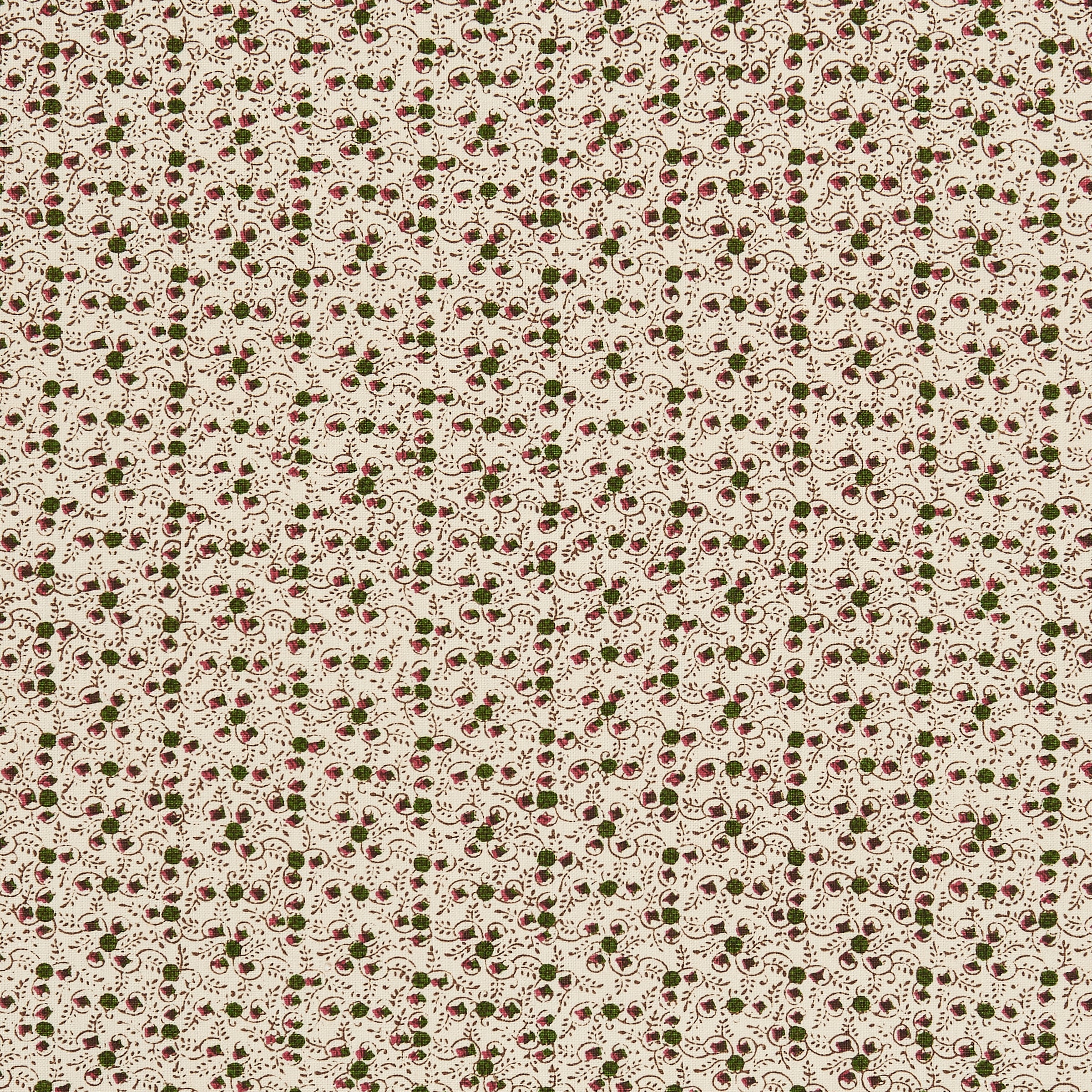 Ditsy Rhubarb Fabric by Sarah Vanrenen