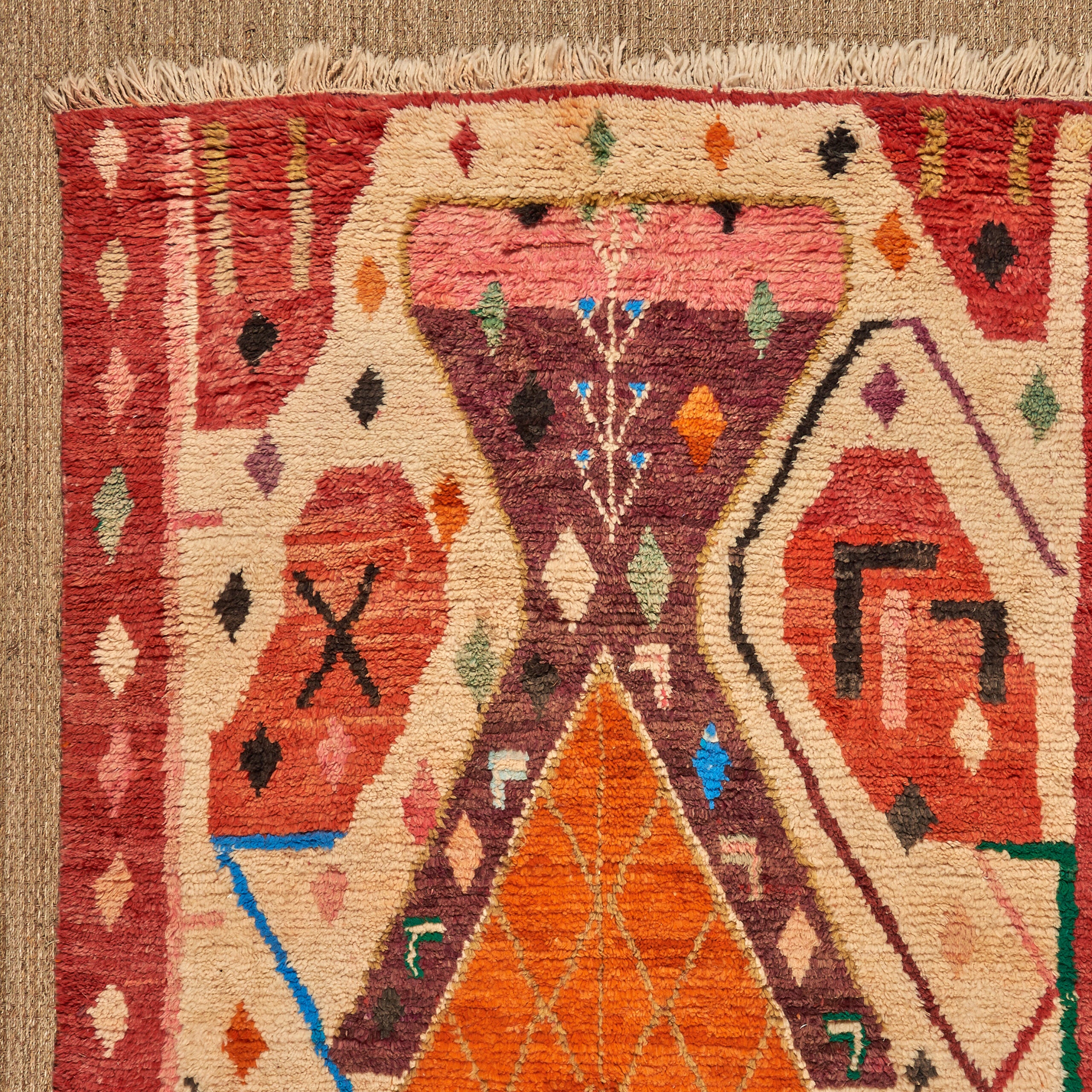 Berber Rug - Multi Coloured by Sarah Vanrenen