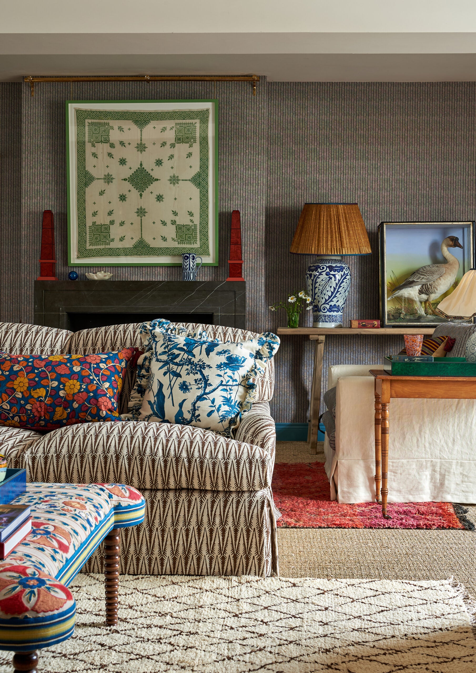 Ziggy Tobacco Fabric