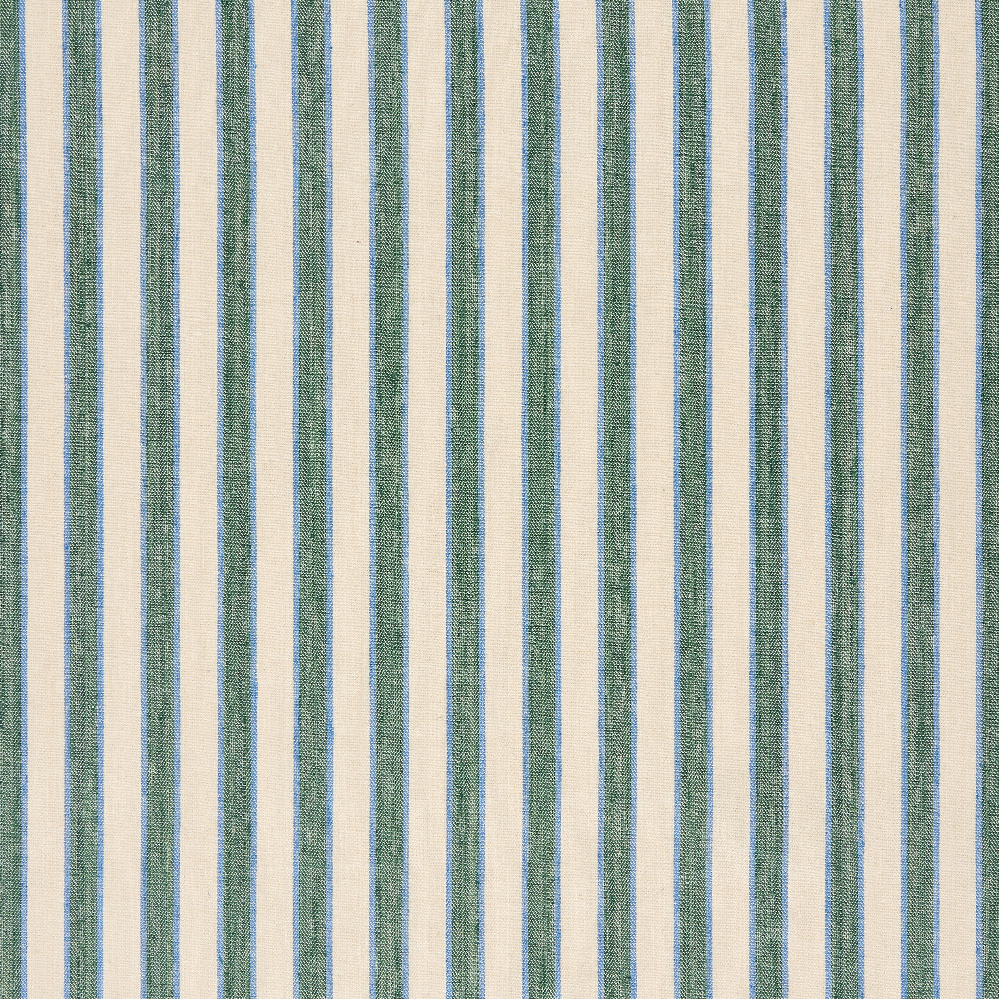 Standen Stripe Fabric - Leaf Green