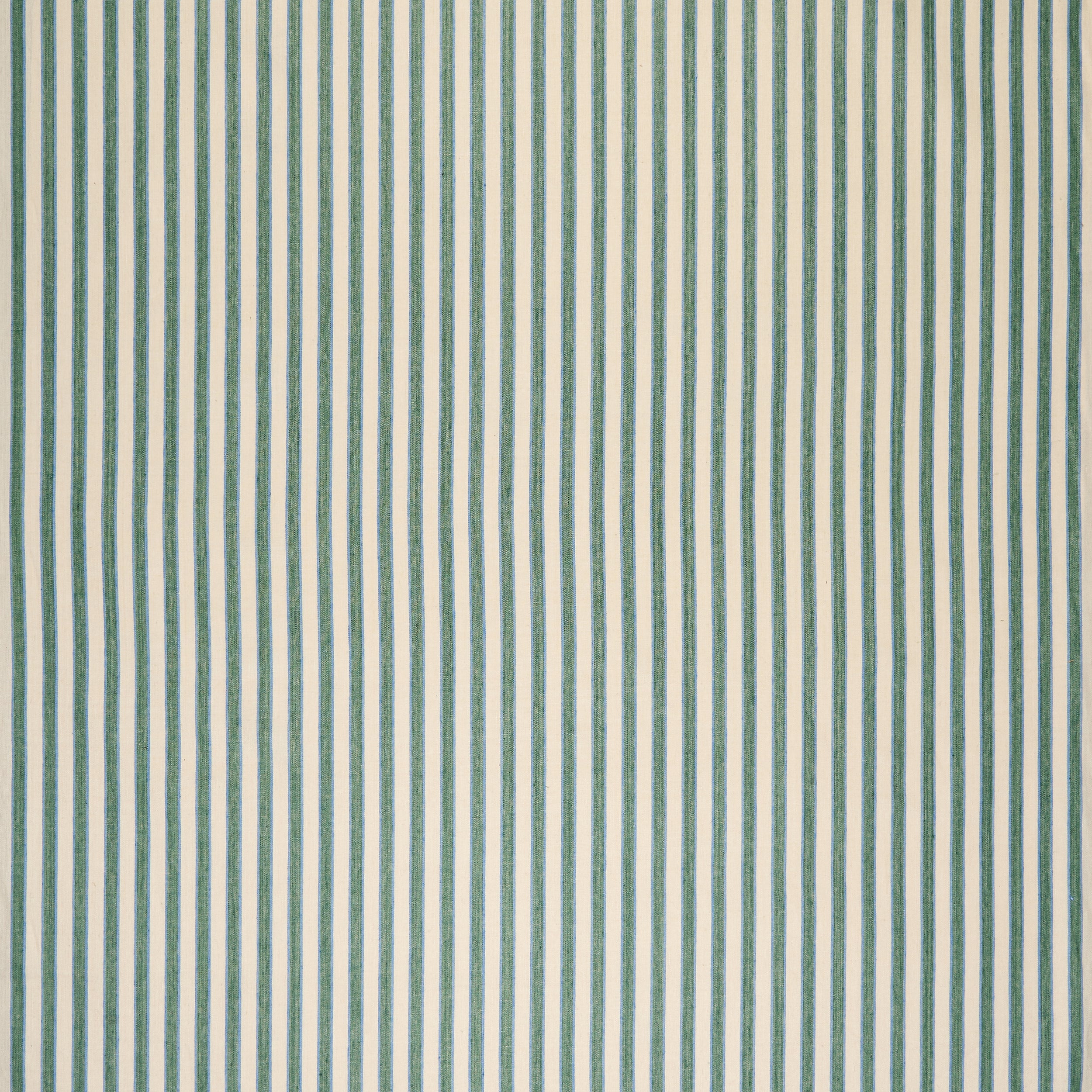Standen Stripe Fabric - Leaf Green