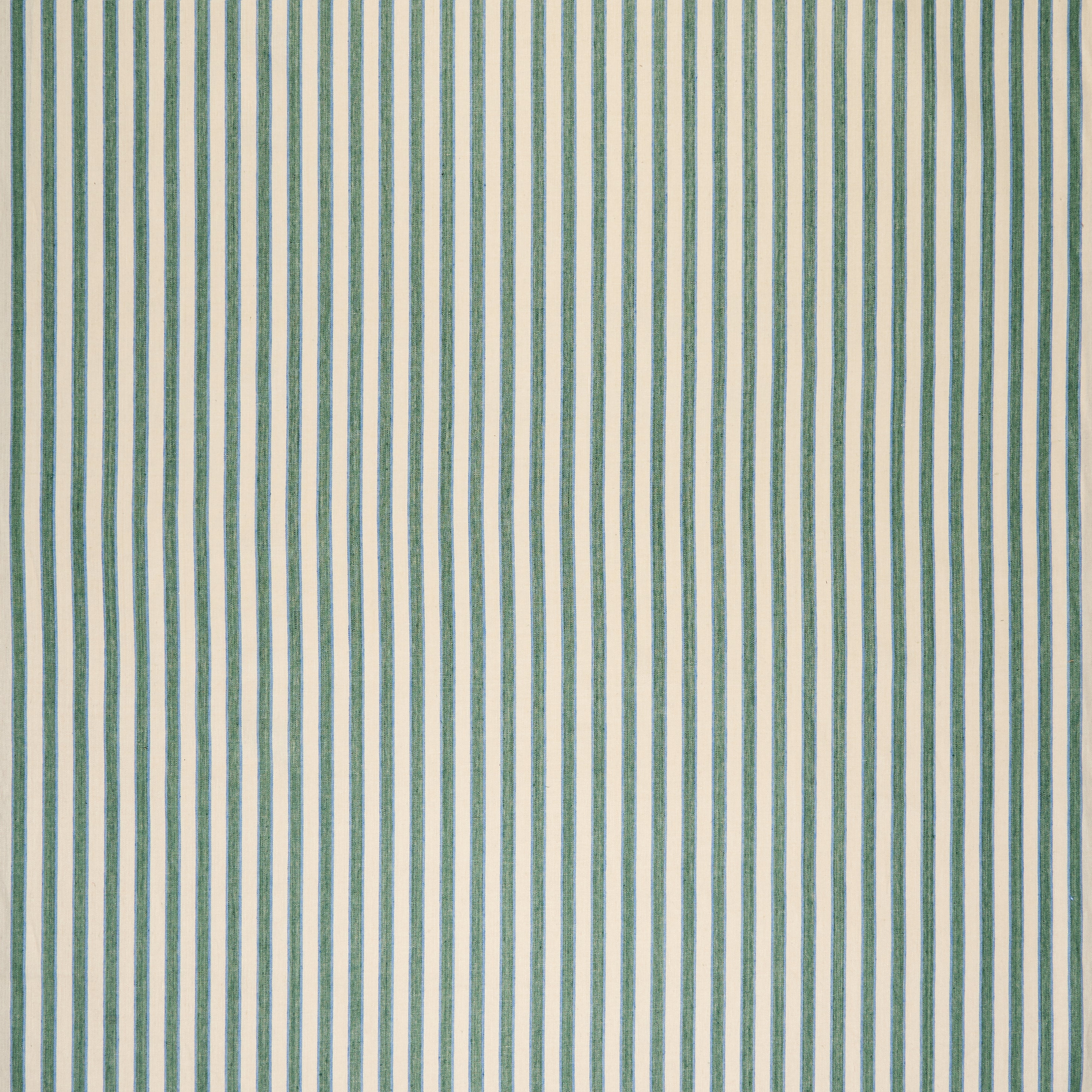 Standen Stripe Fabric - Leaf Green