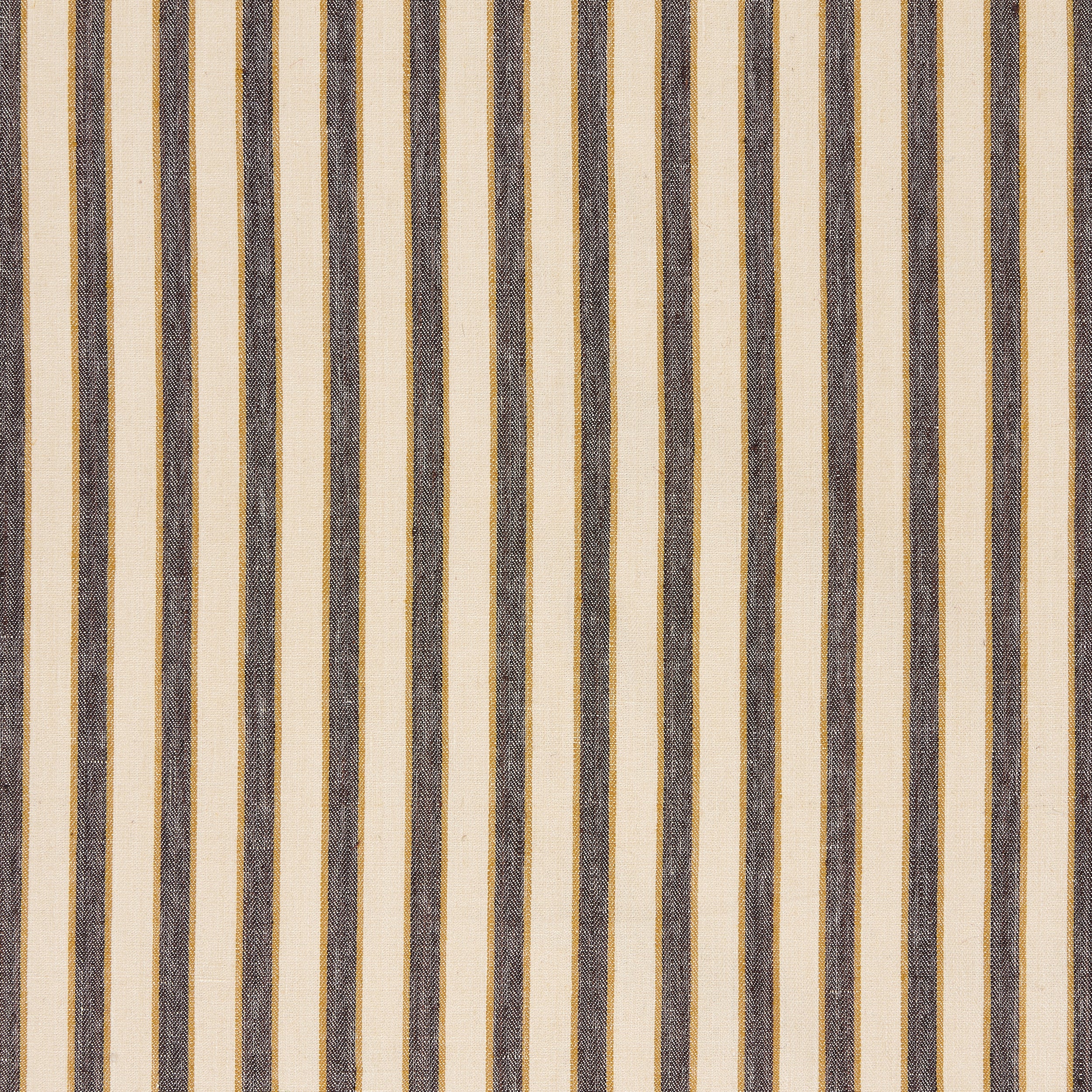 Standen Stripe Fabric - Tobacco