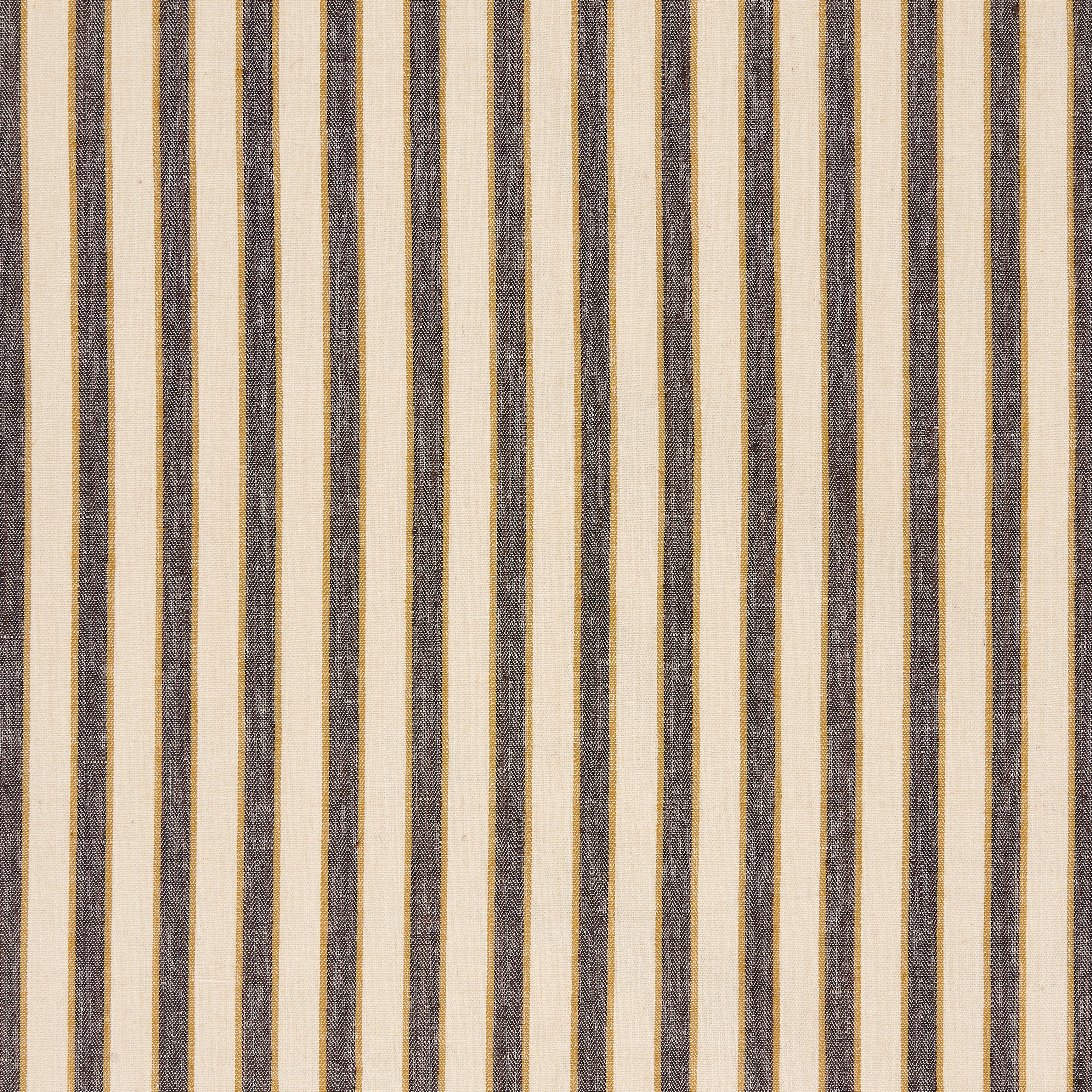 Standen Stripe Fabric - Tobacco