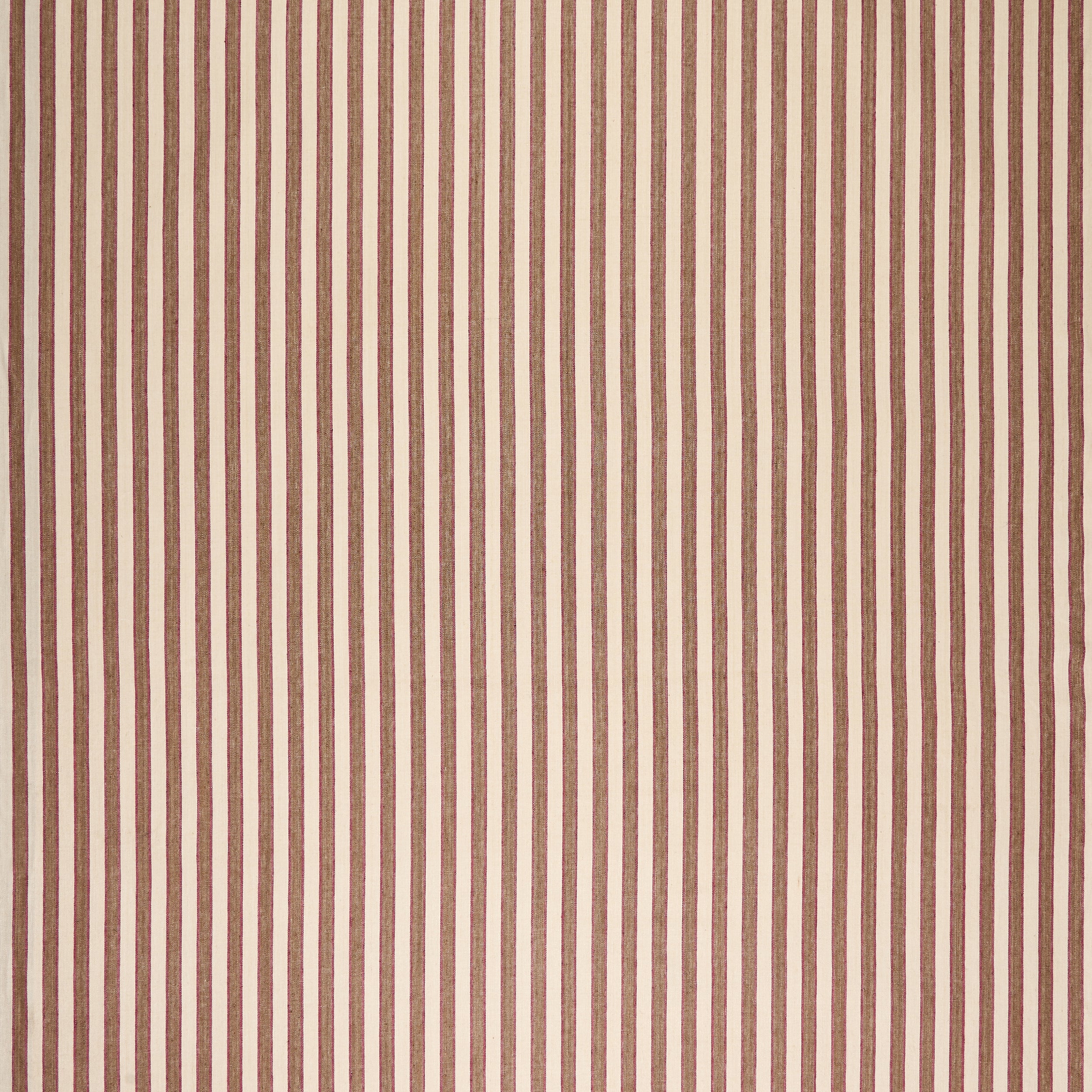 Standen Stripe Fabric - Mocha