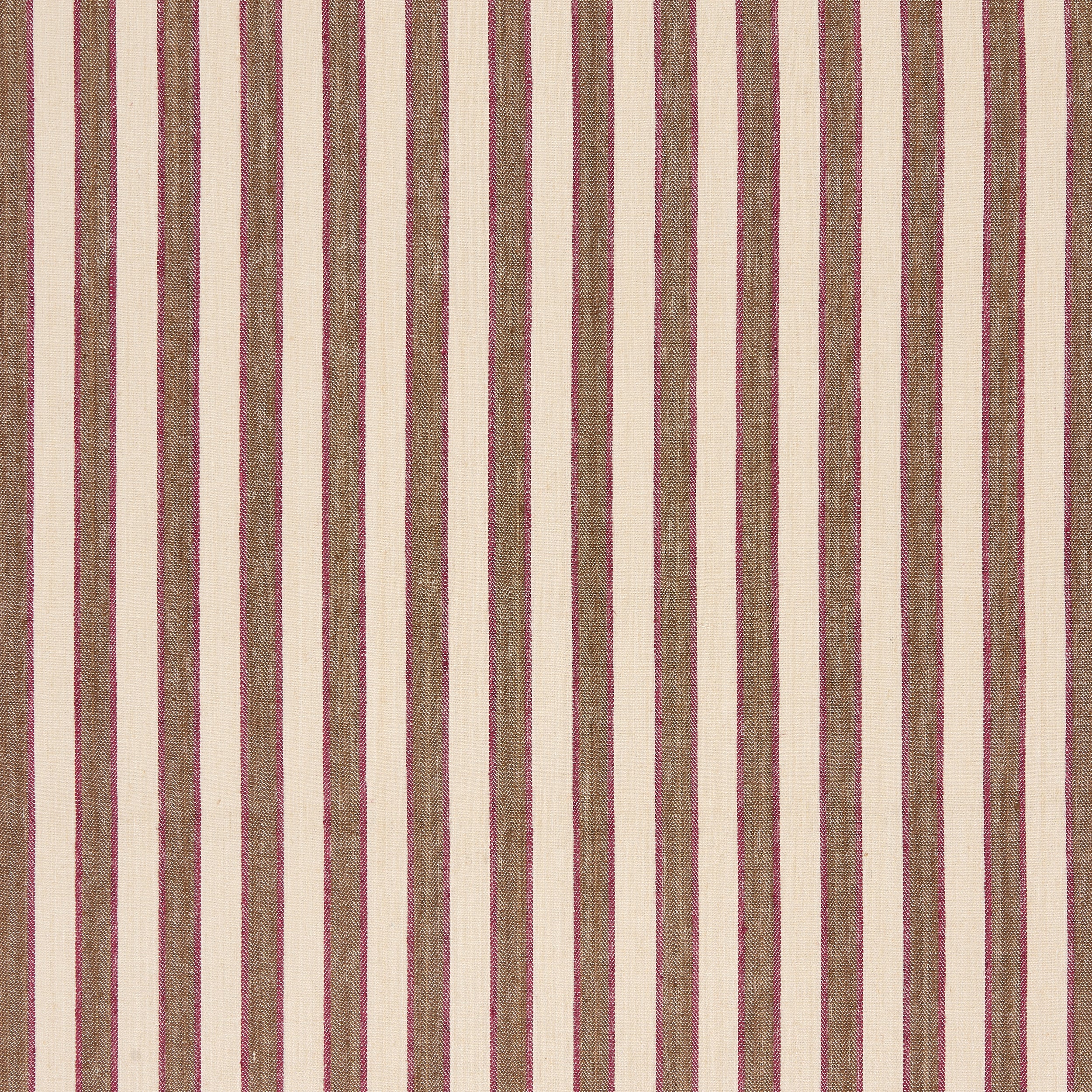 Standen Stripe Fabric - Mocha