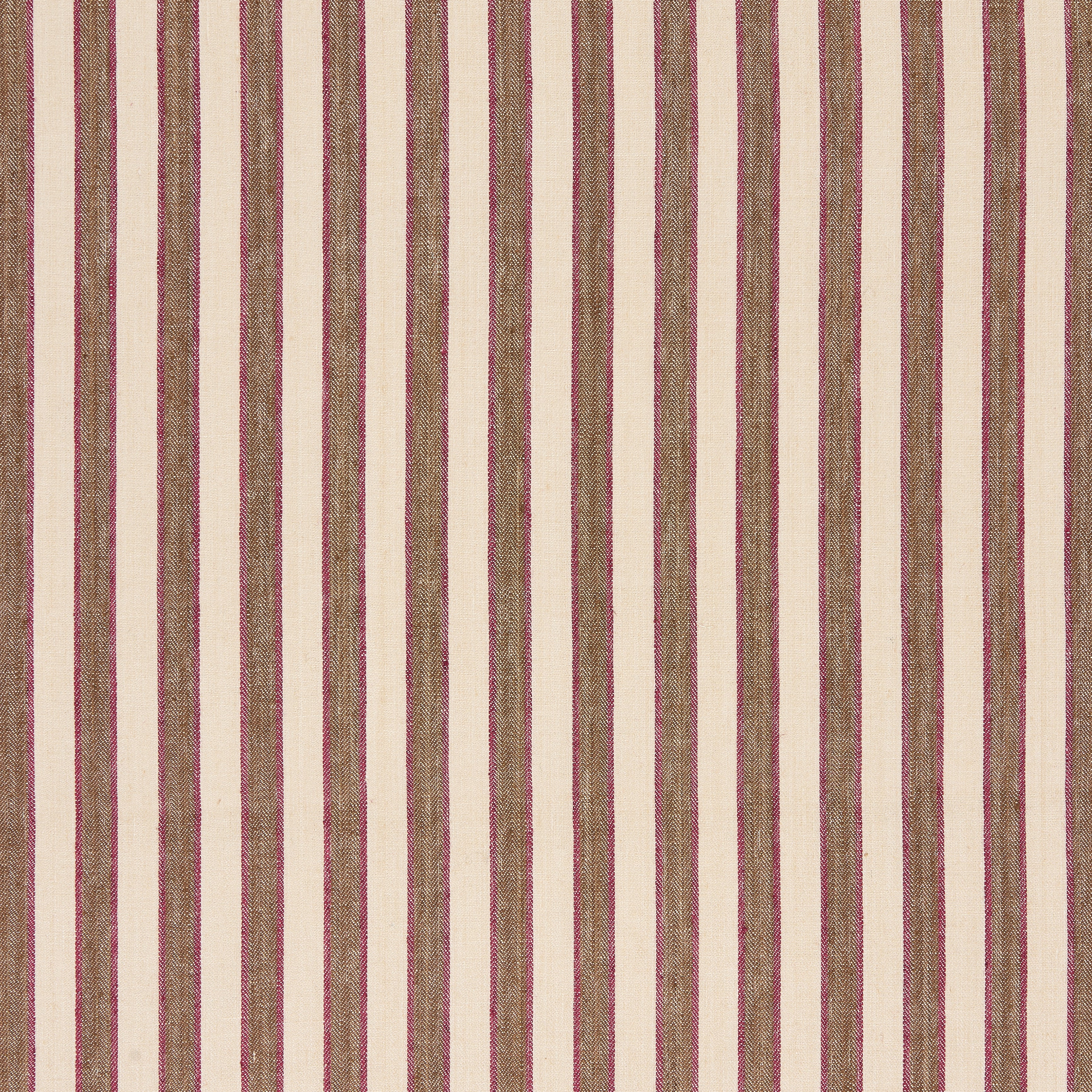 Standen Stripe Fabric - Mocha