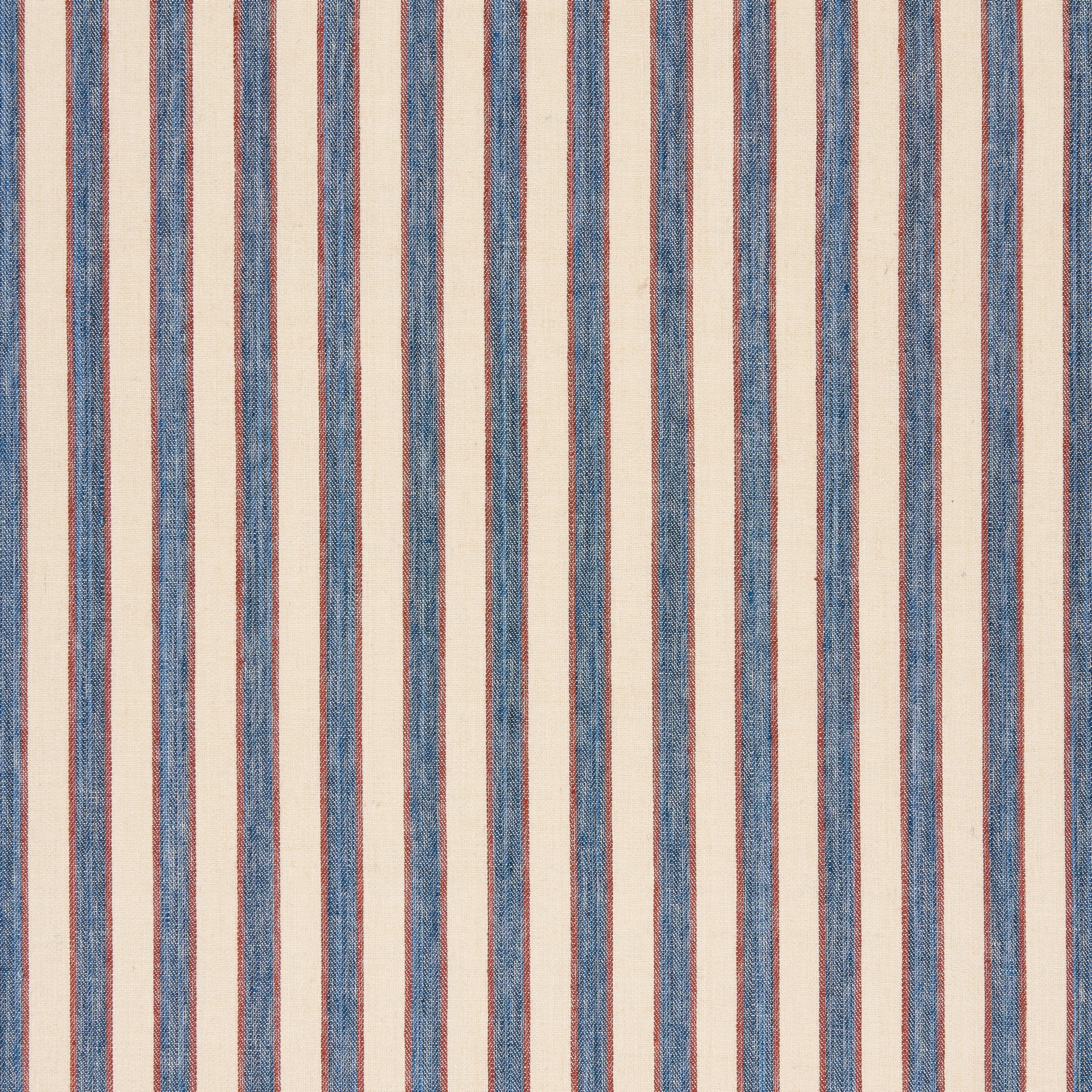 Standen Stripe Fabric - Denim