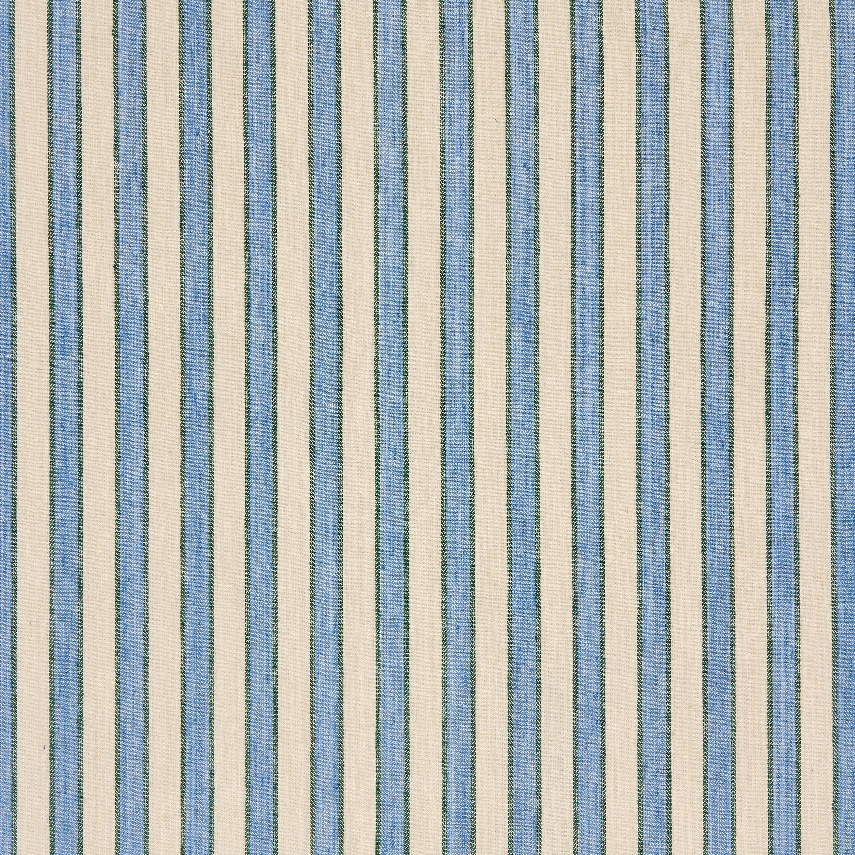 Standen Stripe Fabric - Aqua