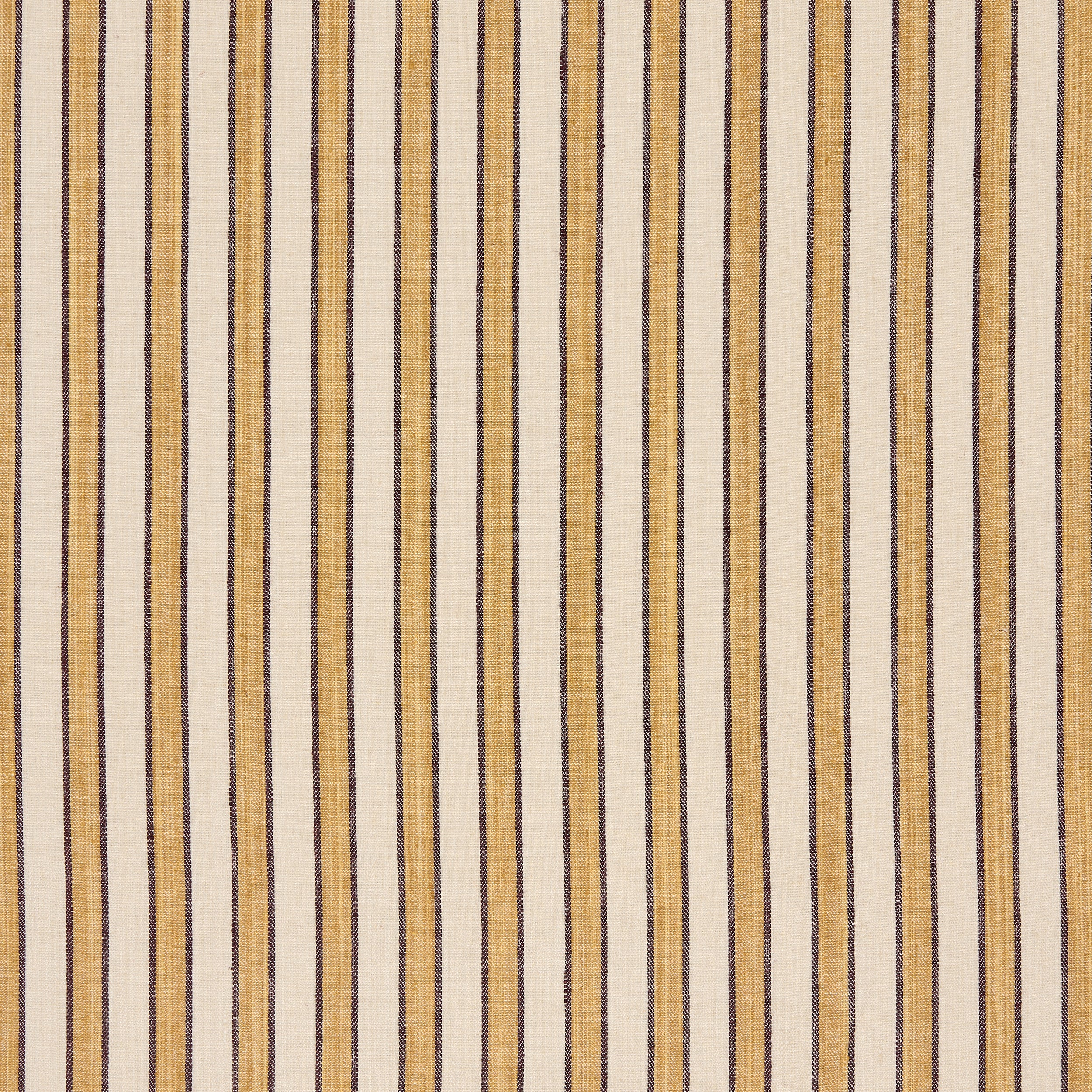 Standen Stripe Fabric - Saffron