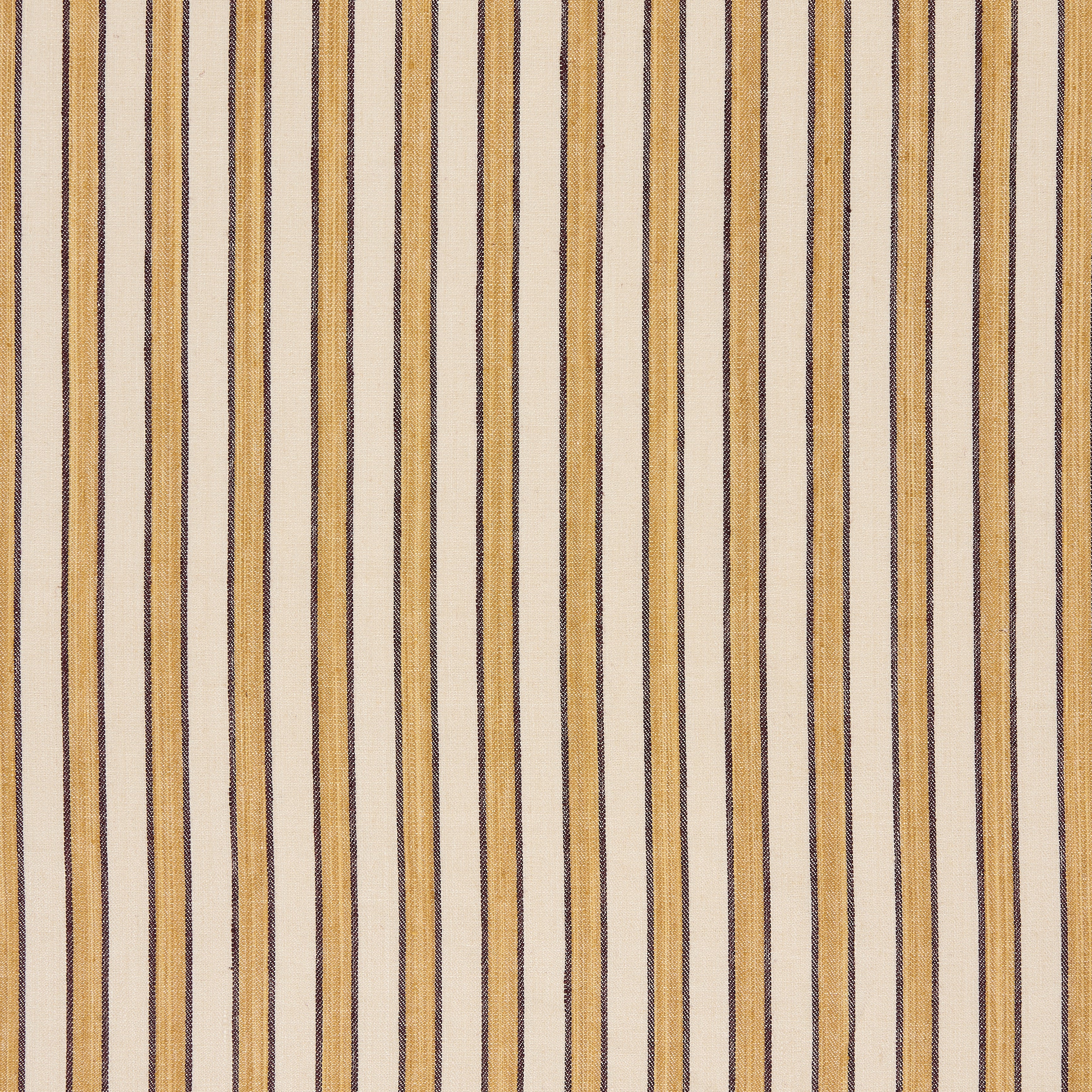 Standen Stripe Fabric - Saffron