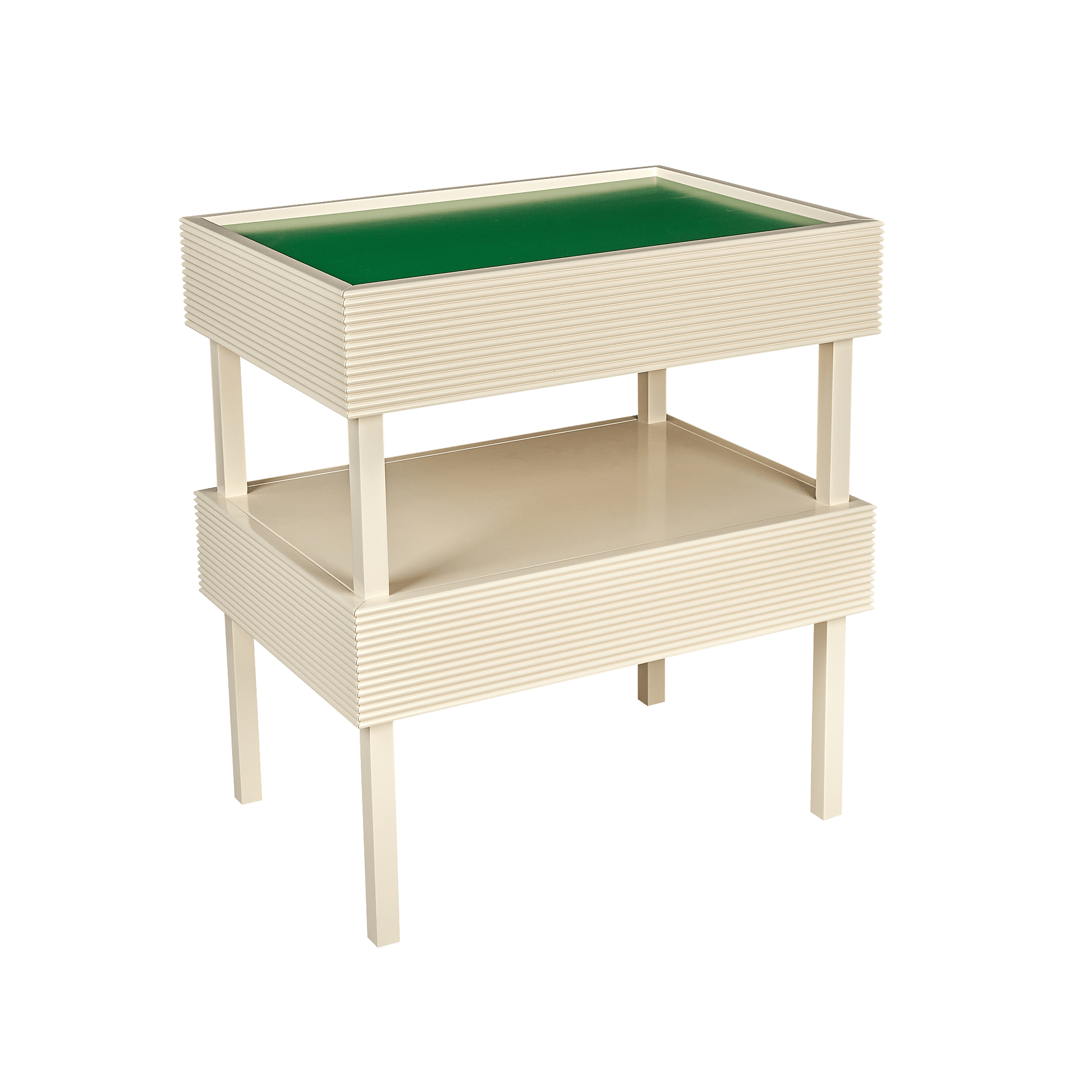 Pair of Connie Tables with Coloured Drawer Insert by Sarah Vanrenen