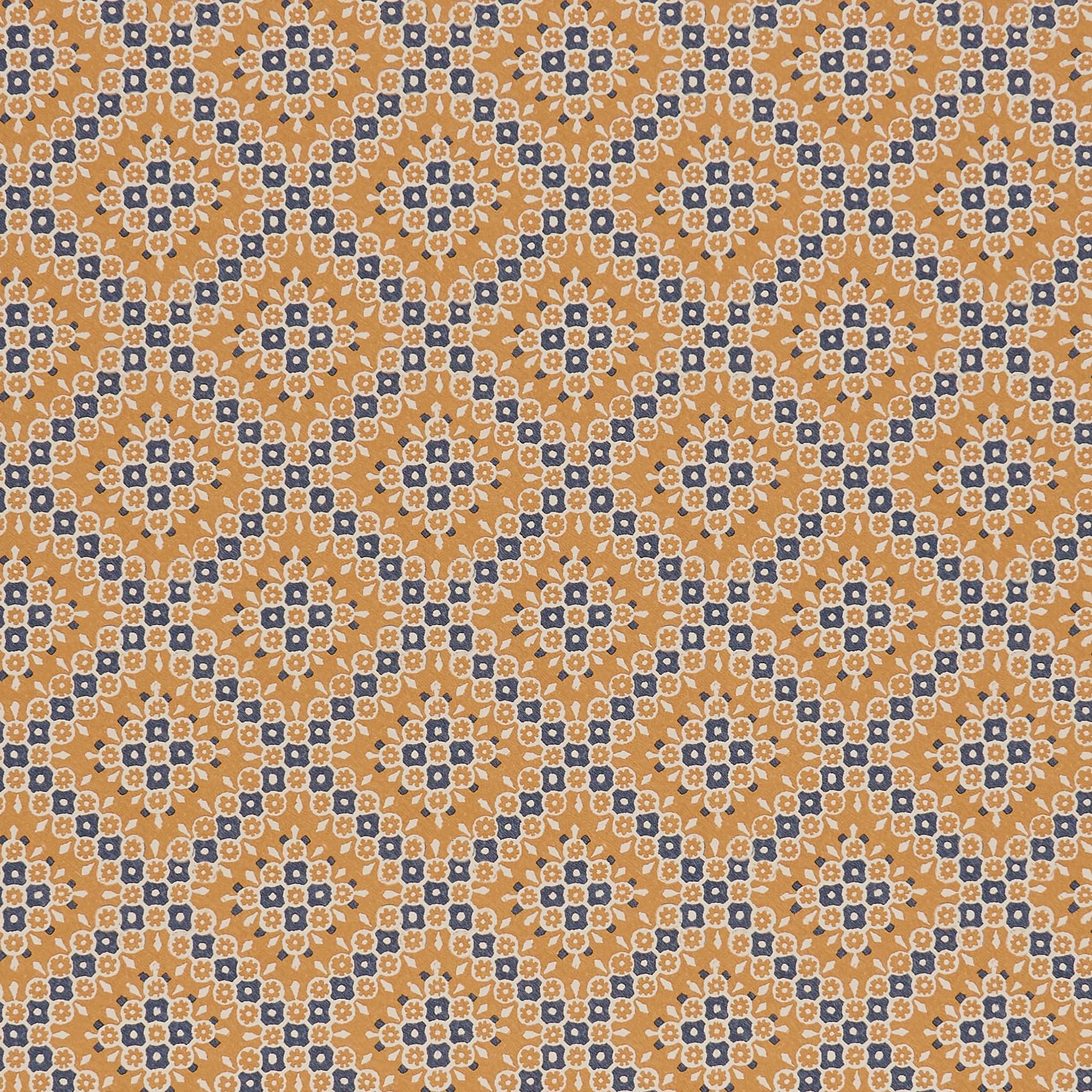 Diamonds - Mustard/Blue