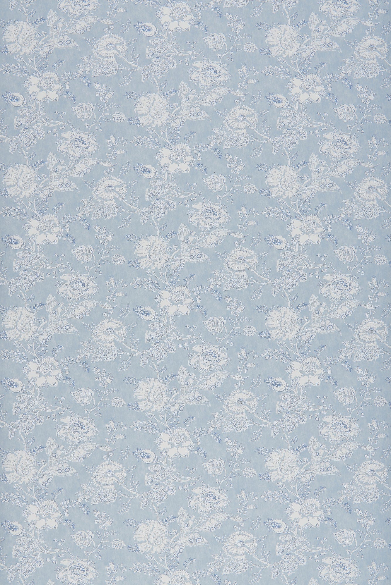 Indiennes Monochrome - Blue by Sarah Vanrenen