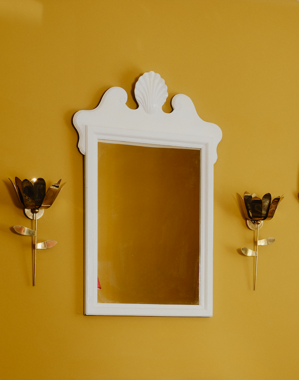 Tulip Brass Wall Light