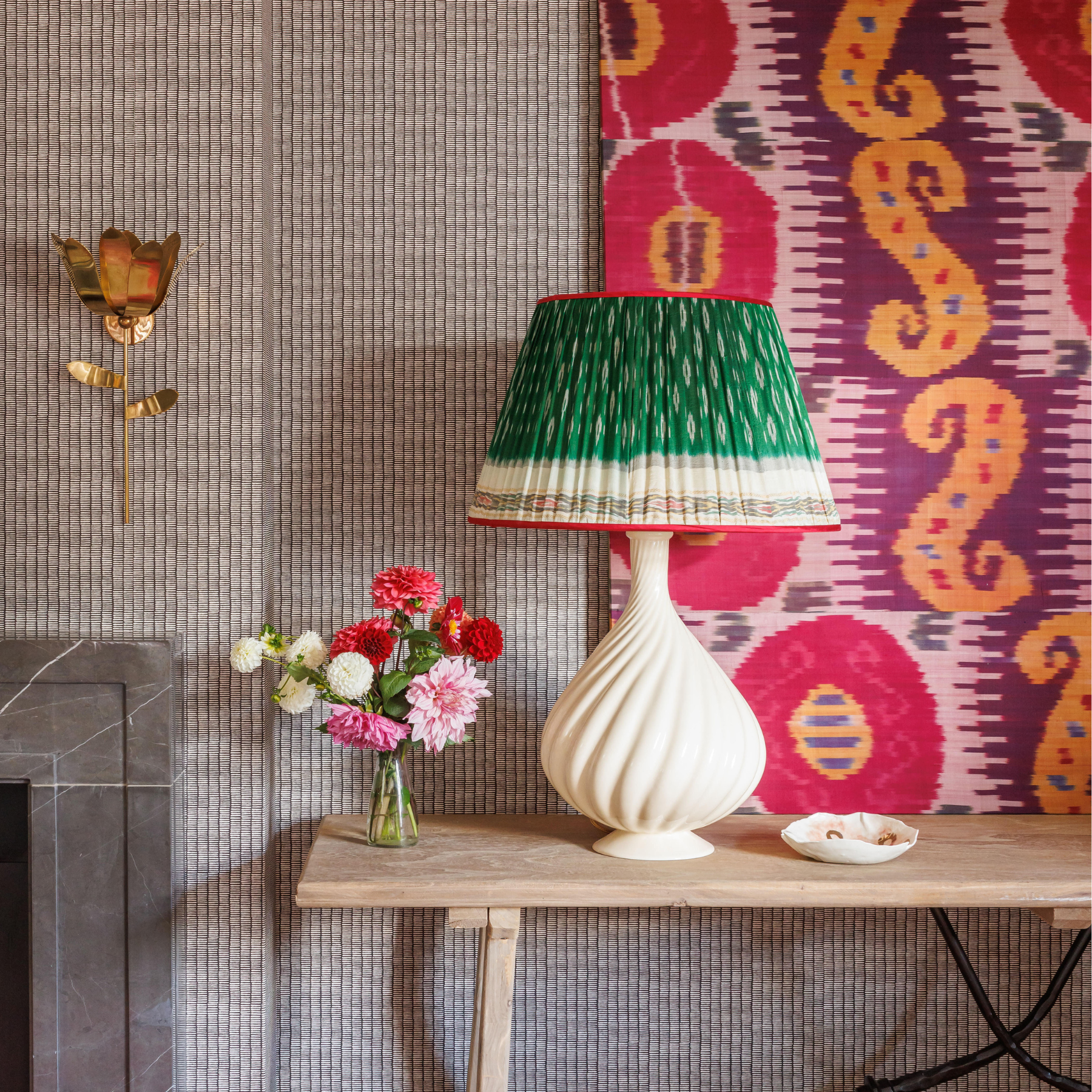 Garlic Lamp in Cream