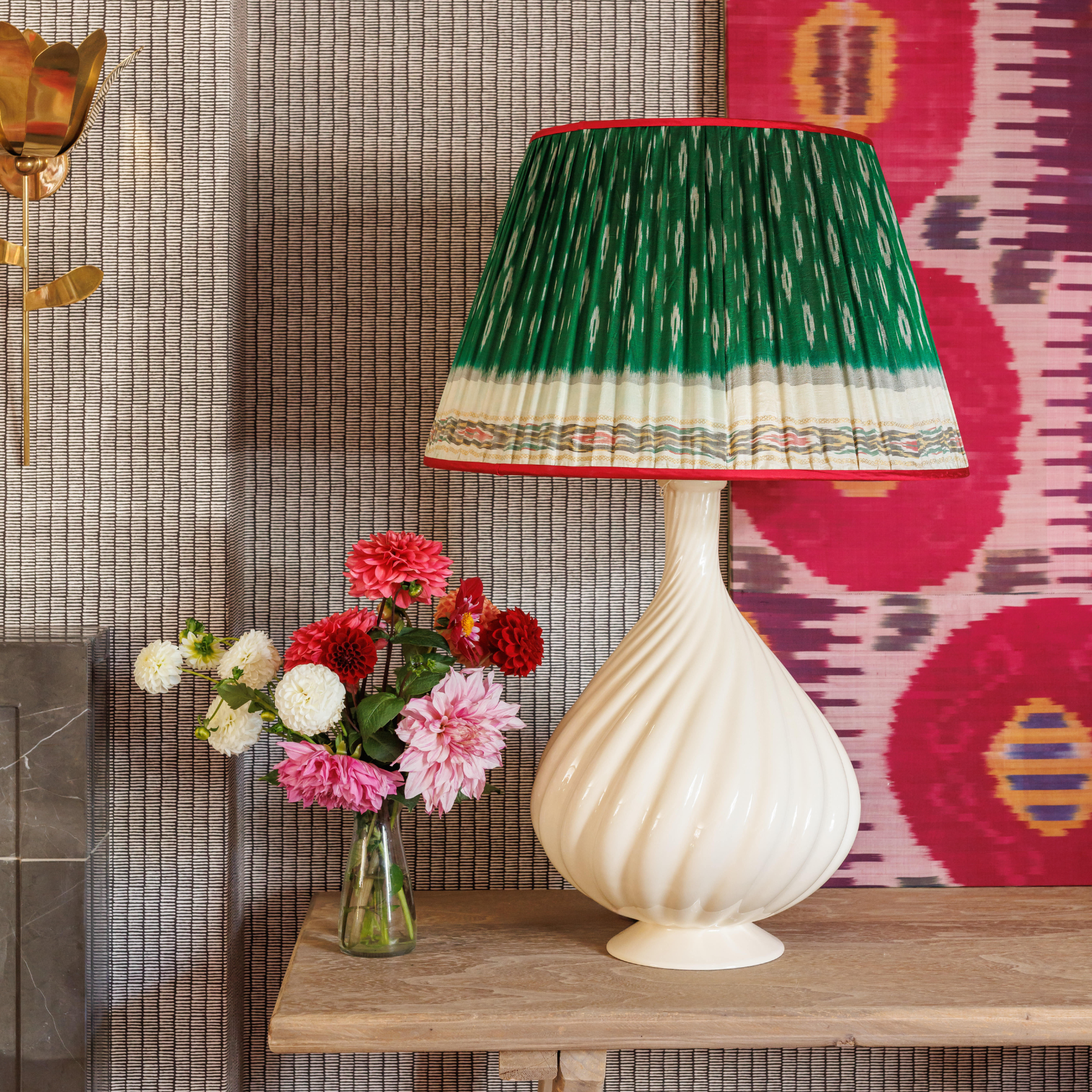 Garlic Lamp in Cream by Sarah Vanrenen