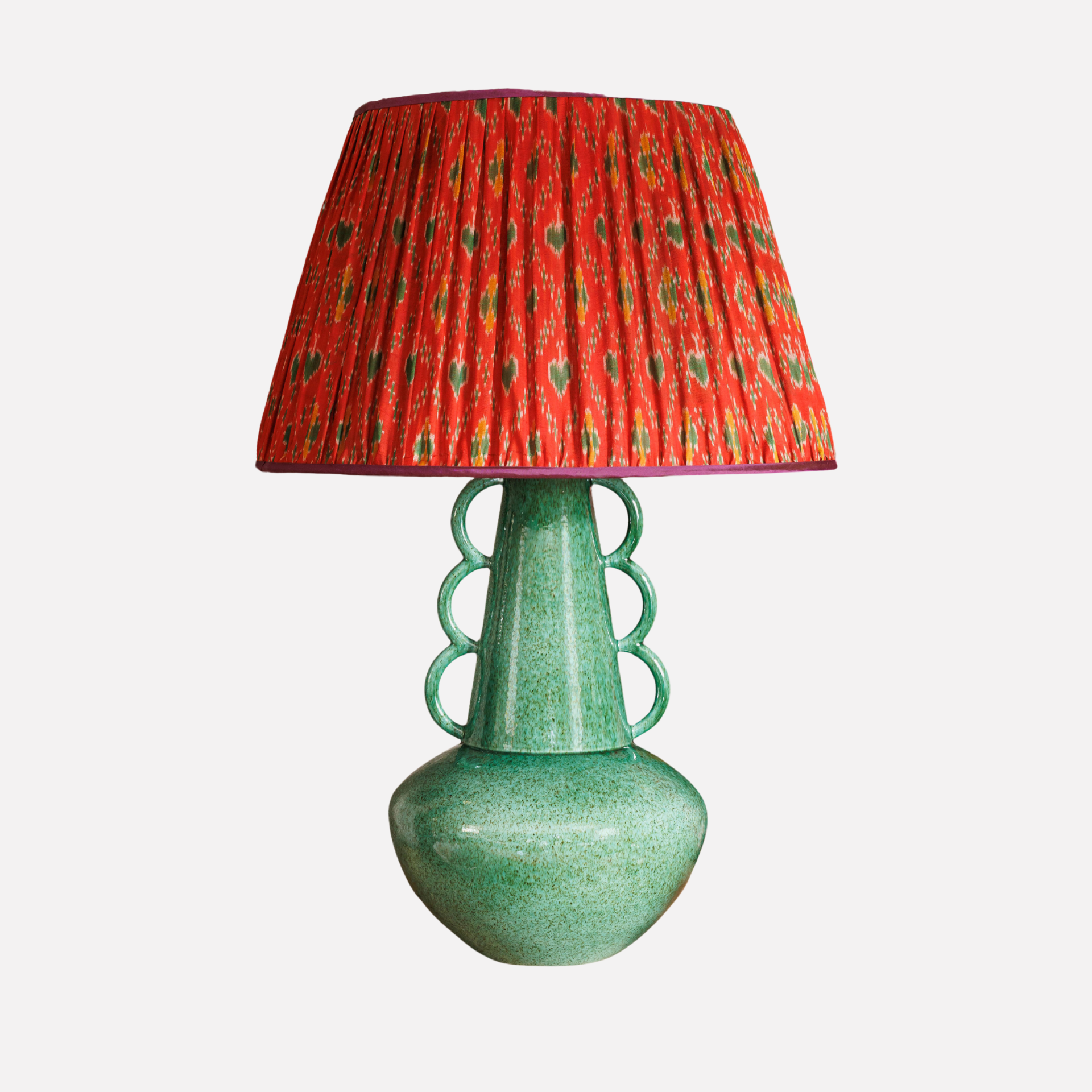 Loopie Lamp in Emerald Green