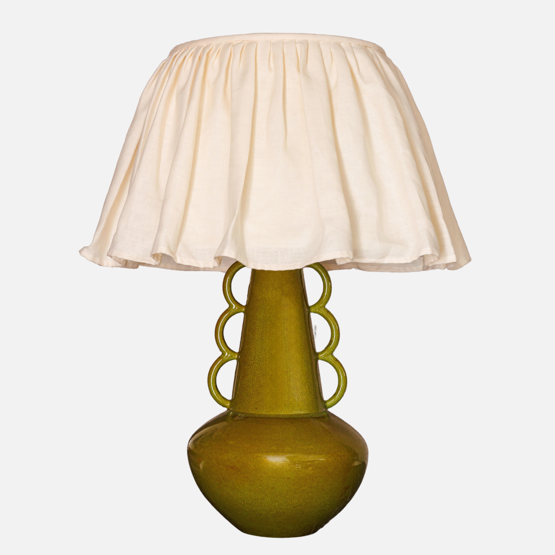 Loopie Lamp in  Acid Green by Sarah Vanrenen