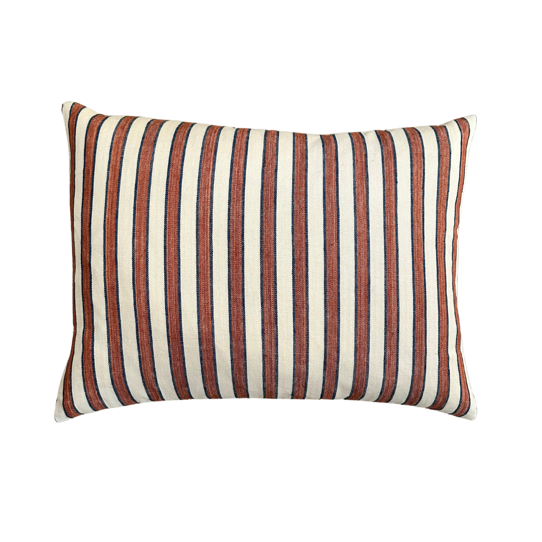 Standen Stripe Cushion - Amber