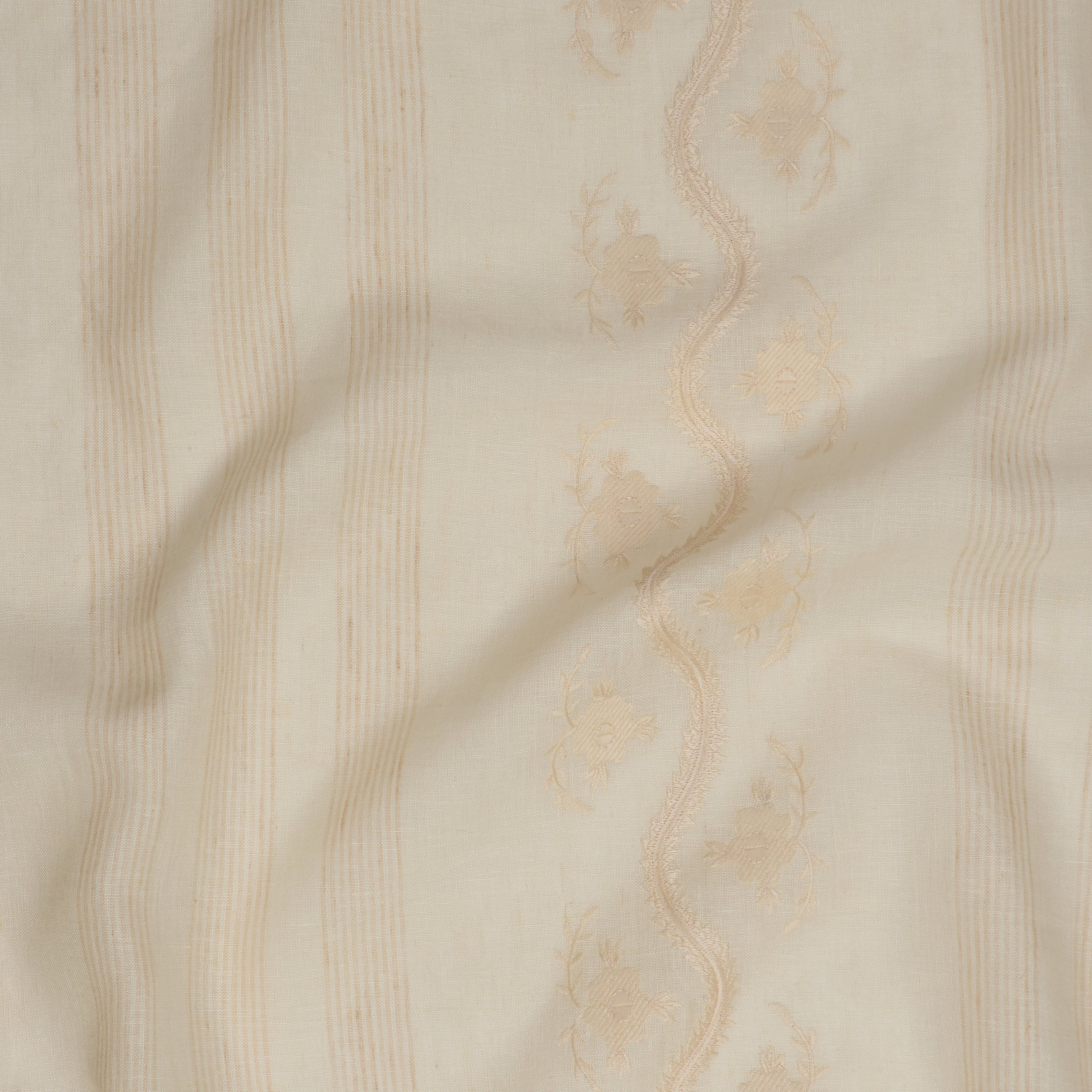 NEW Anbu Cream Sheer Fabric