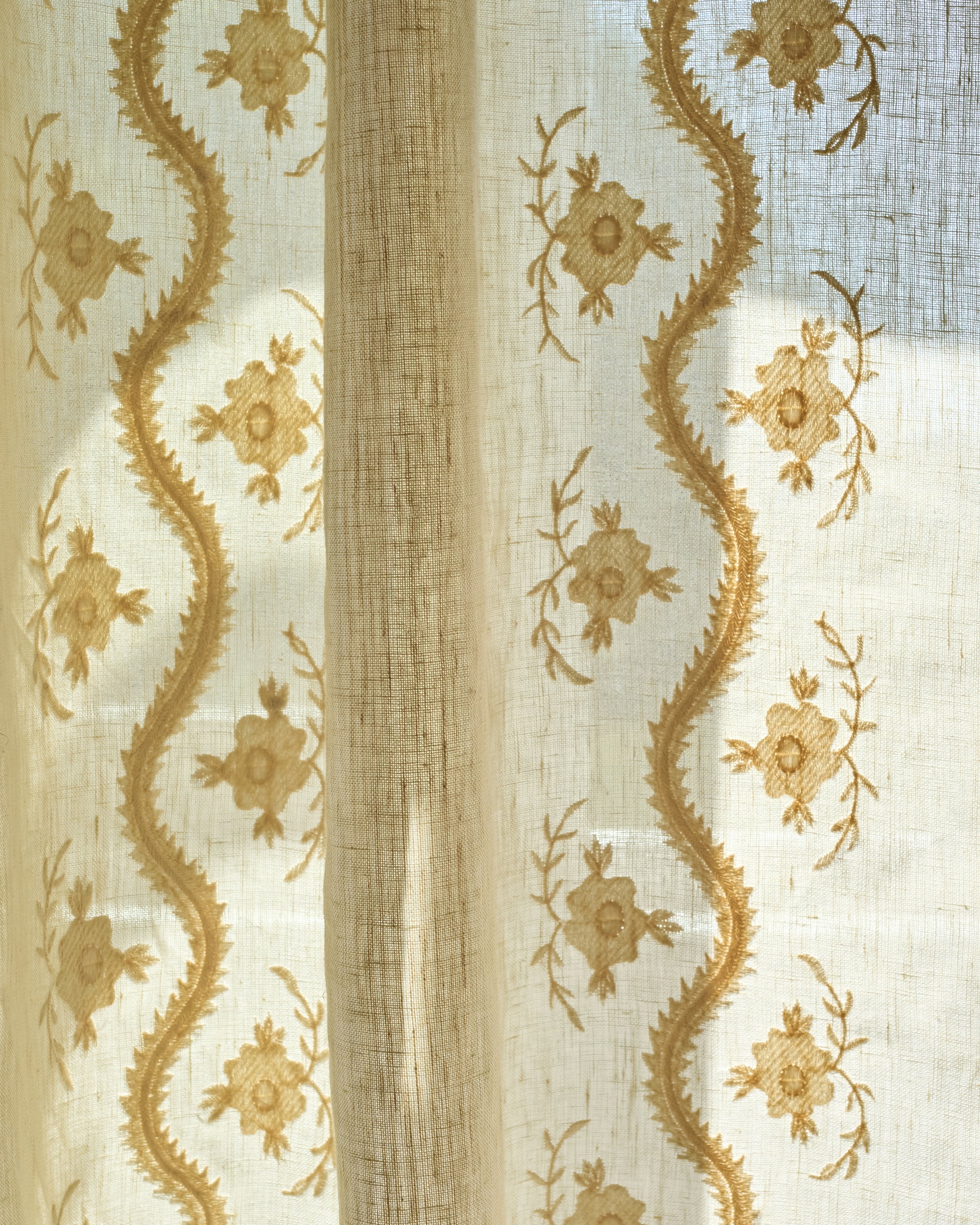 NEW Anbu Cream Sheer Fabric