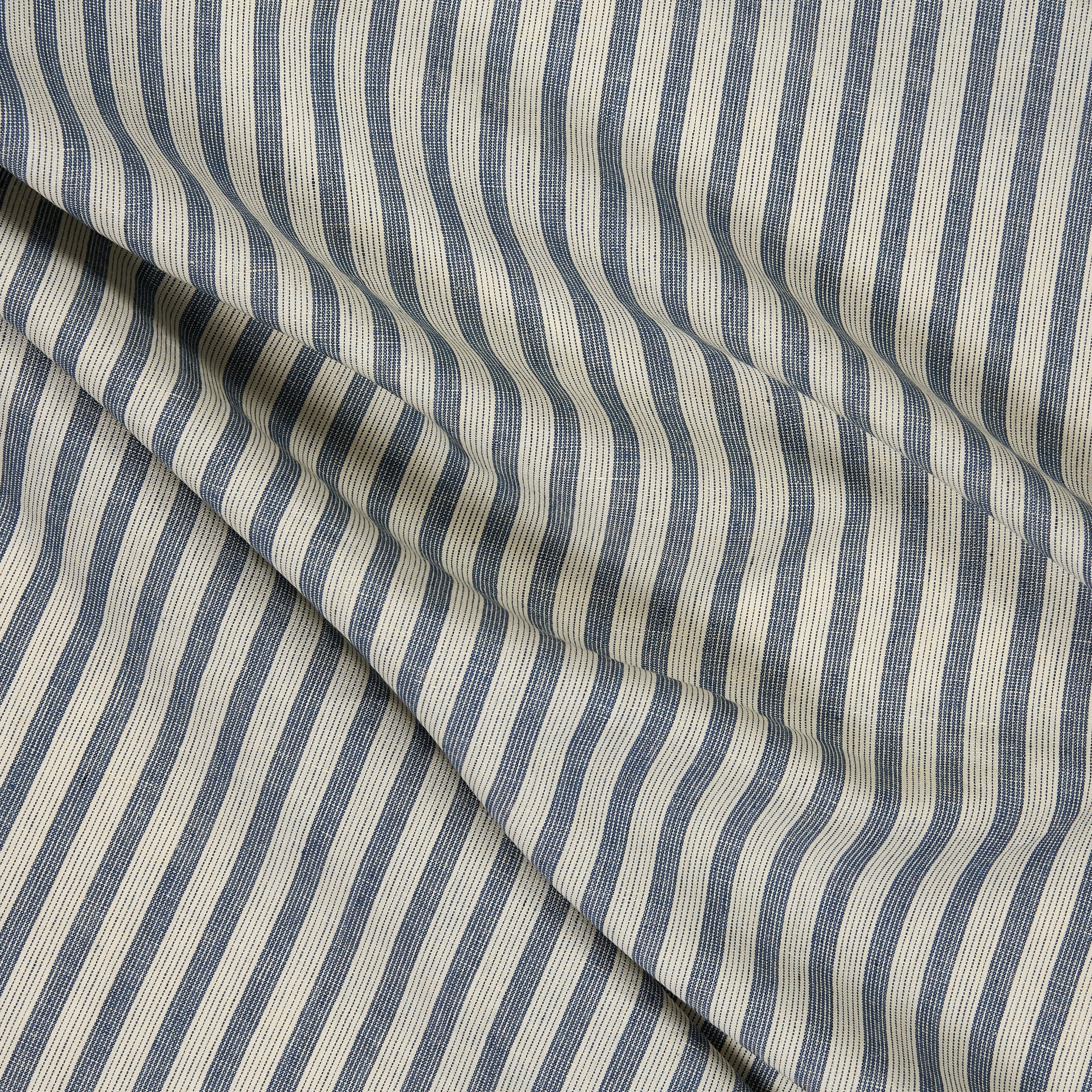 NEW Tux Stripe Midnight Blue Fabric