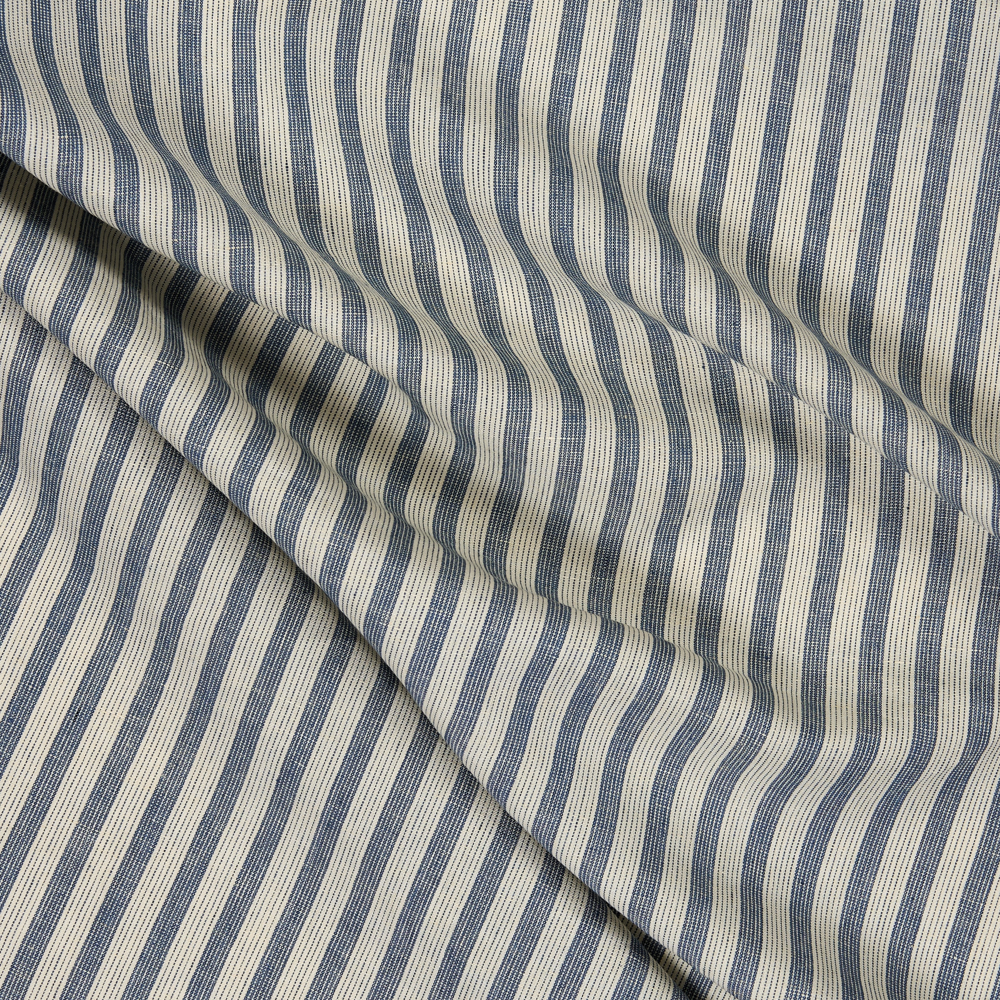 NEW Tux Stripe Midnight Blue Fabric