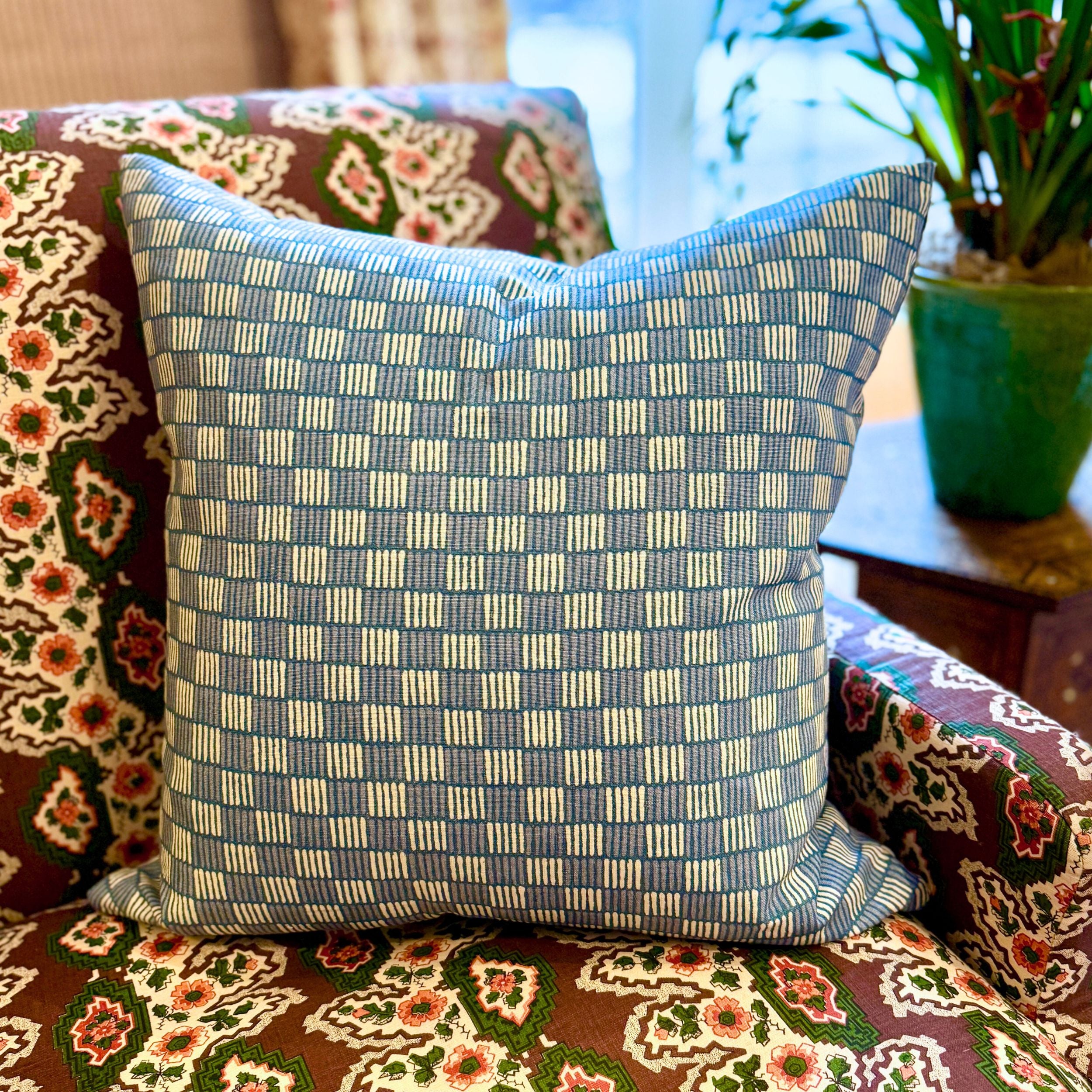 Quincy Azure Cushion