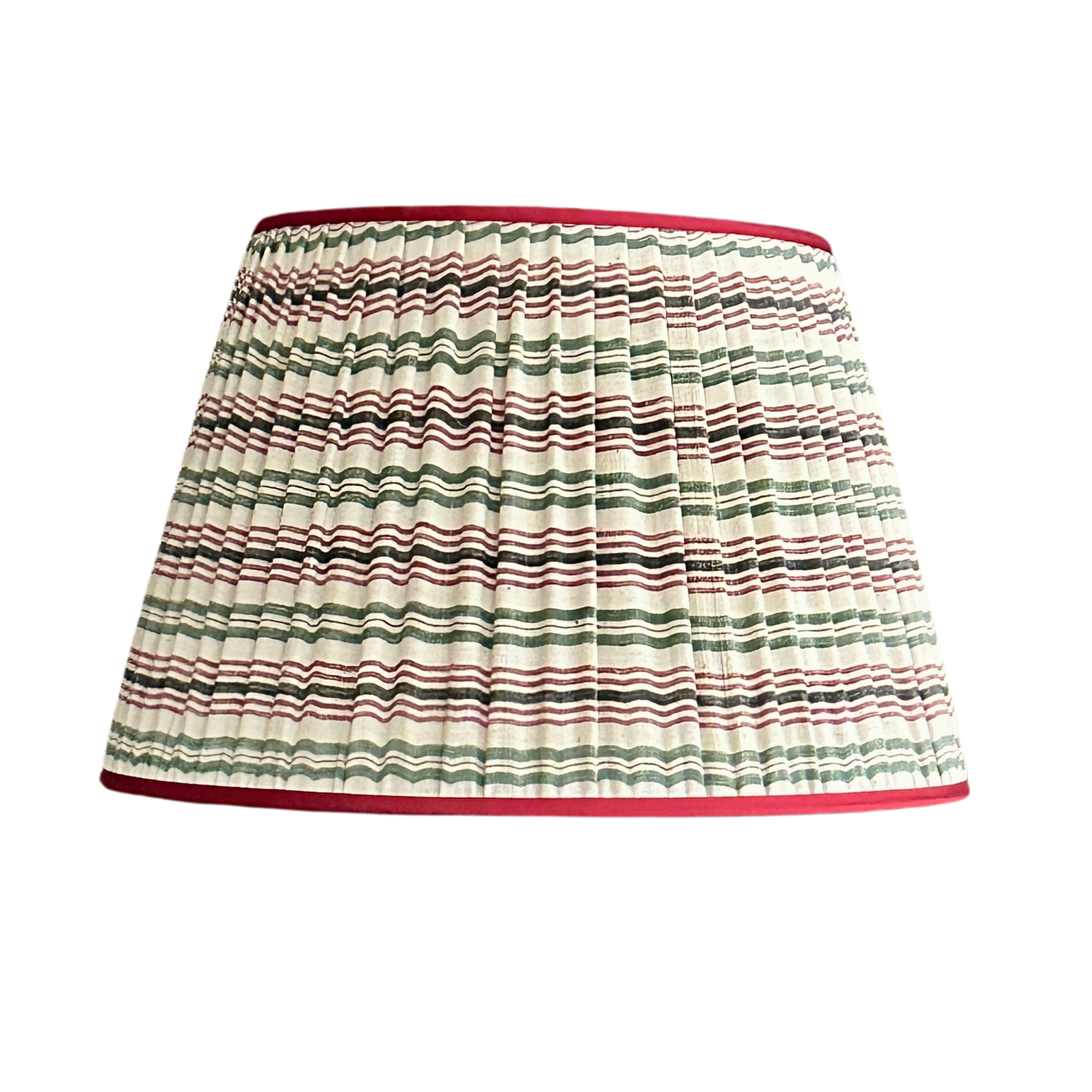 20 inch Gathered Striped Shade