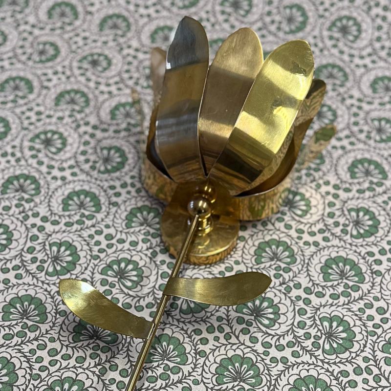 Tulip Brass Wall Light