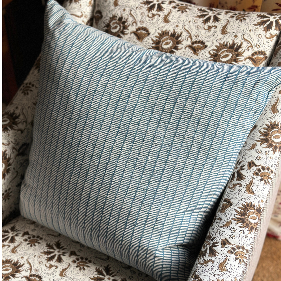Matches Cushion - Azure