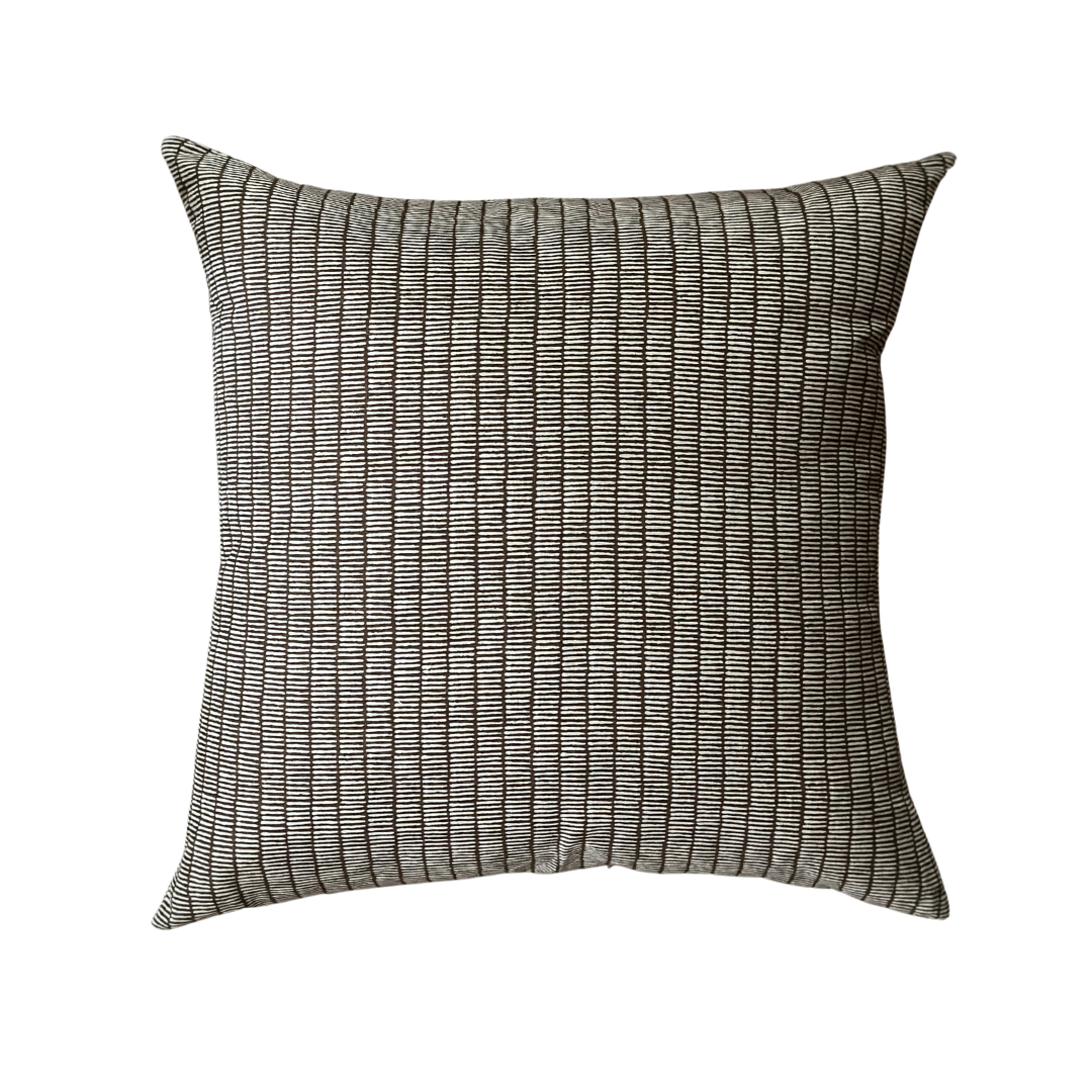 Matches Cushion - Bitter Chocolate by Sarah Vanrenen