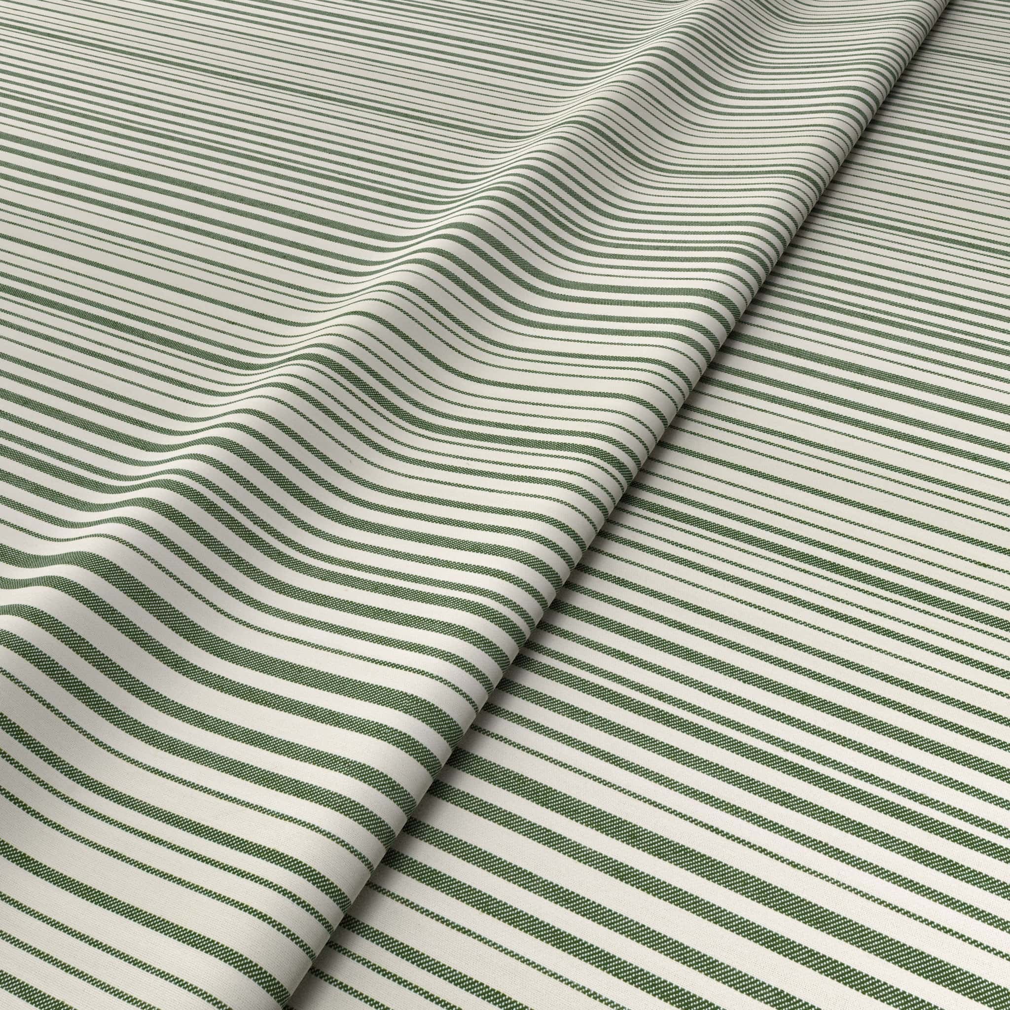 Horizon Stripe Green Fabric