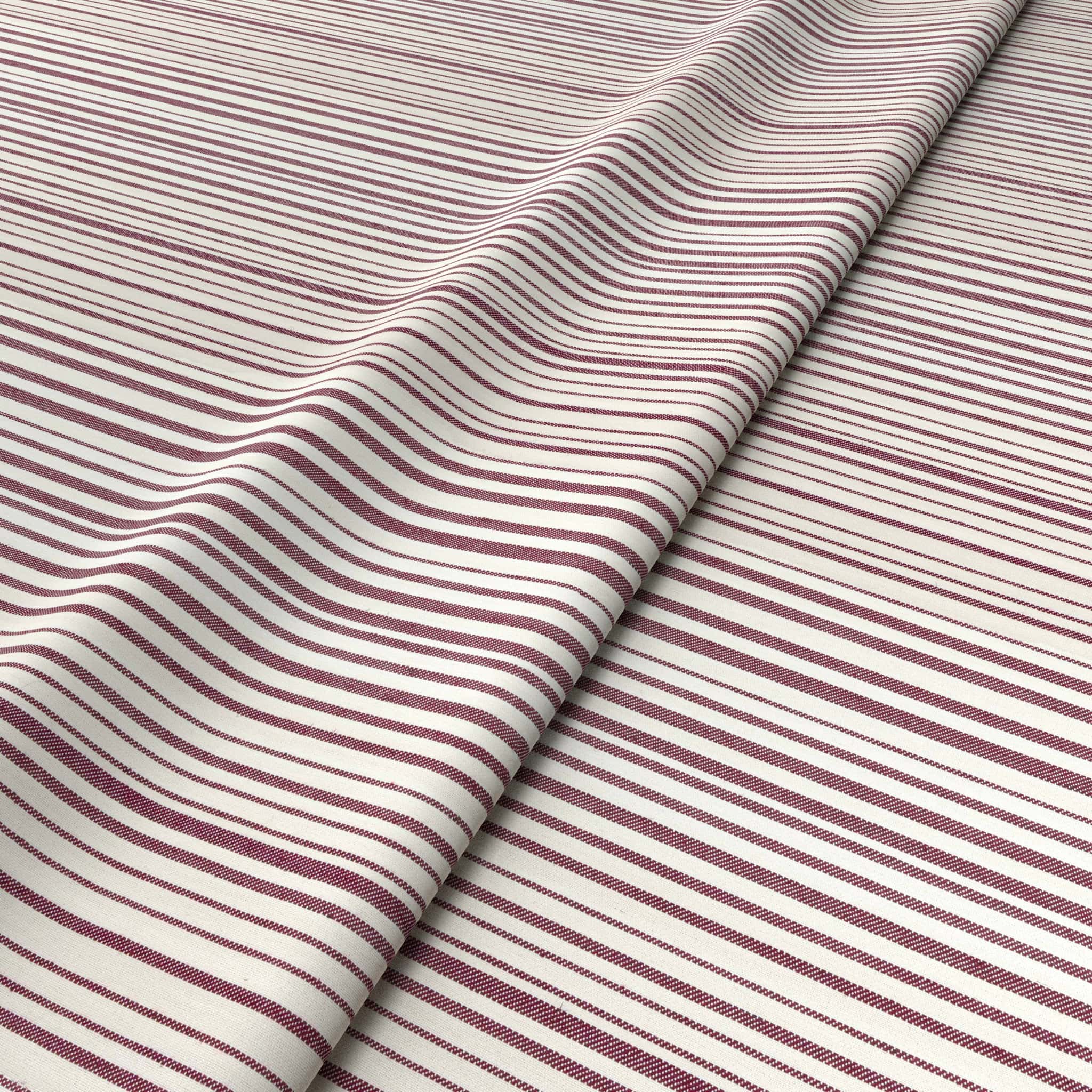 Horizon Stripe Red Pepper Fabric