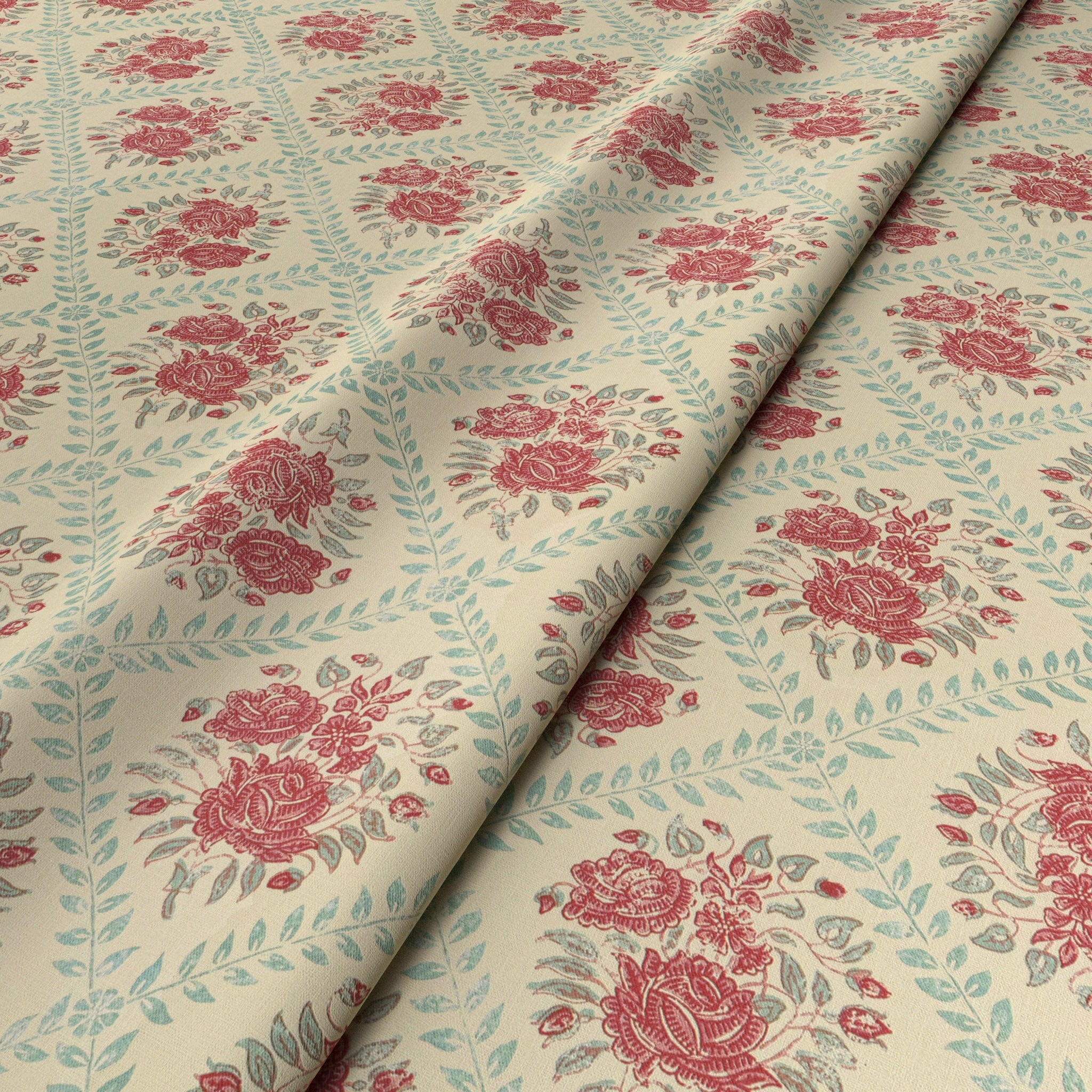 Rose Trellis Fabric
