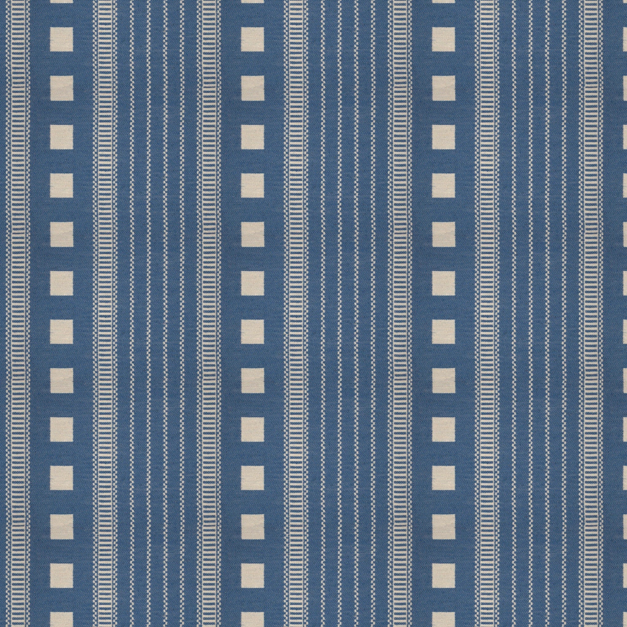 Alfie Stripe Blue Fabric