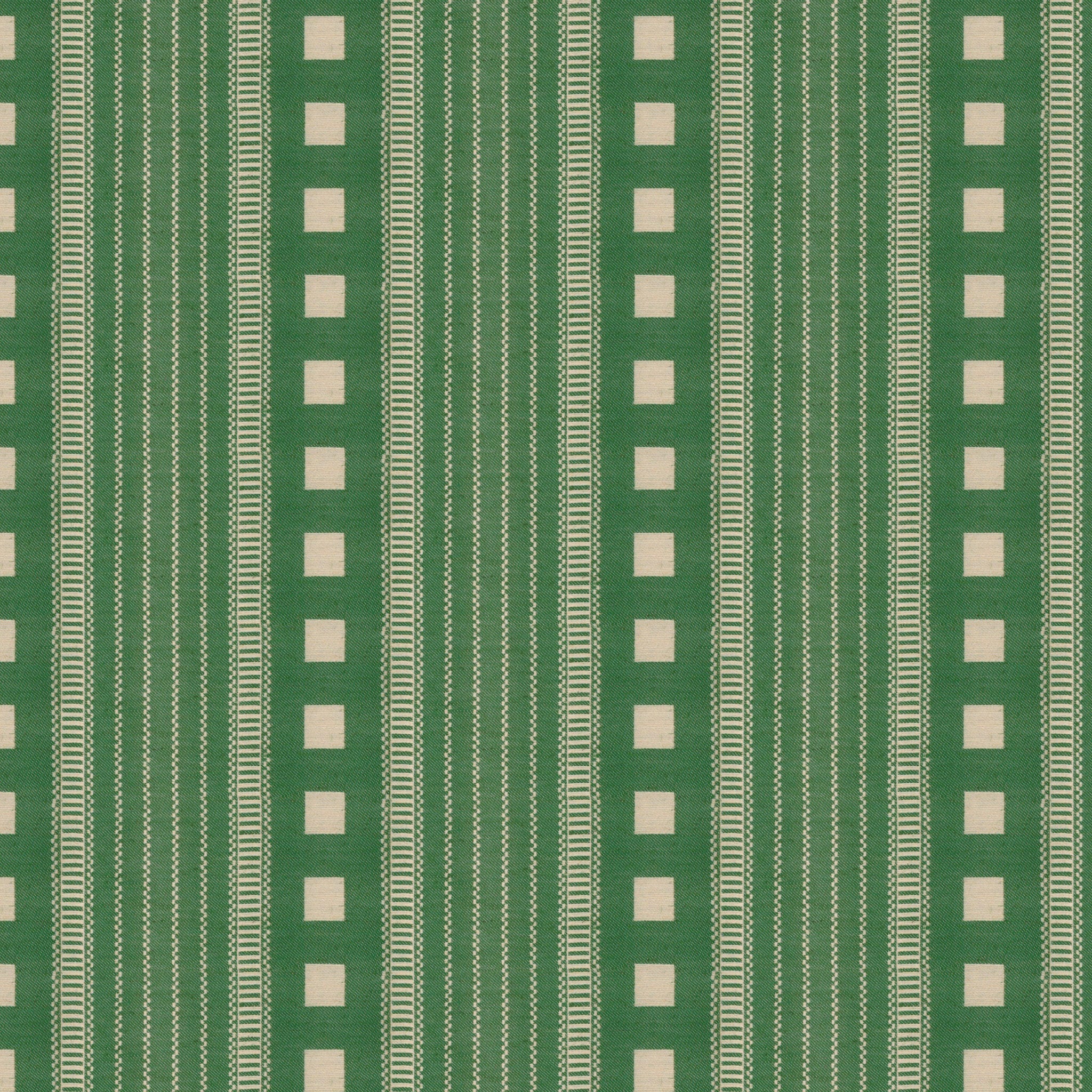 Alfie Stripe Green Fabric