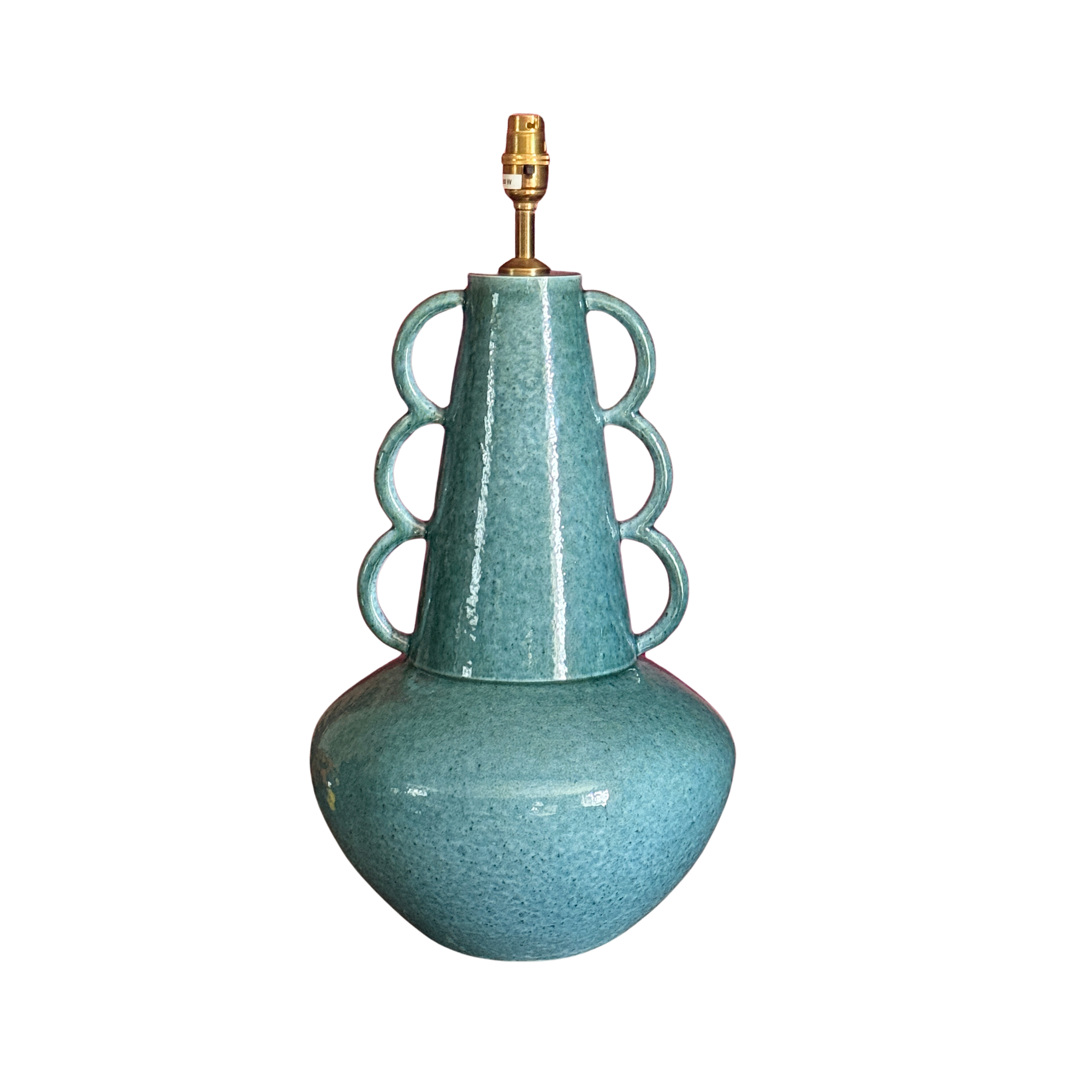 Vanrenen Hanbury Loopie ceramic lamp in Cotton Blue