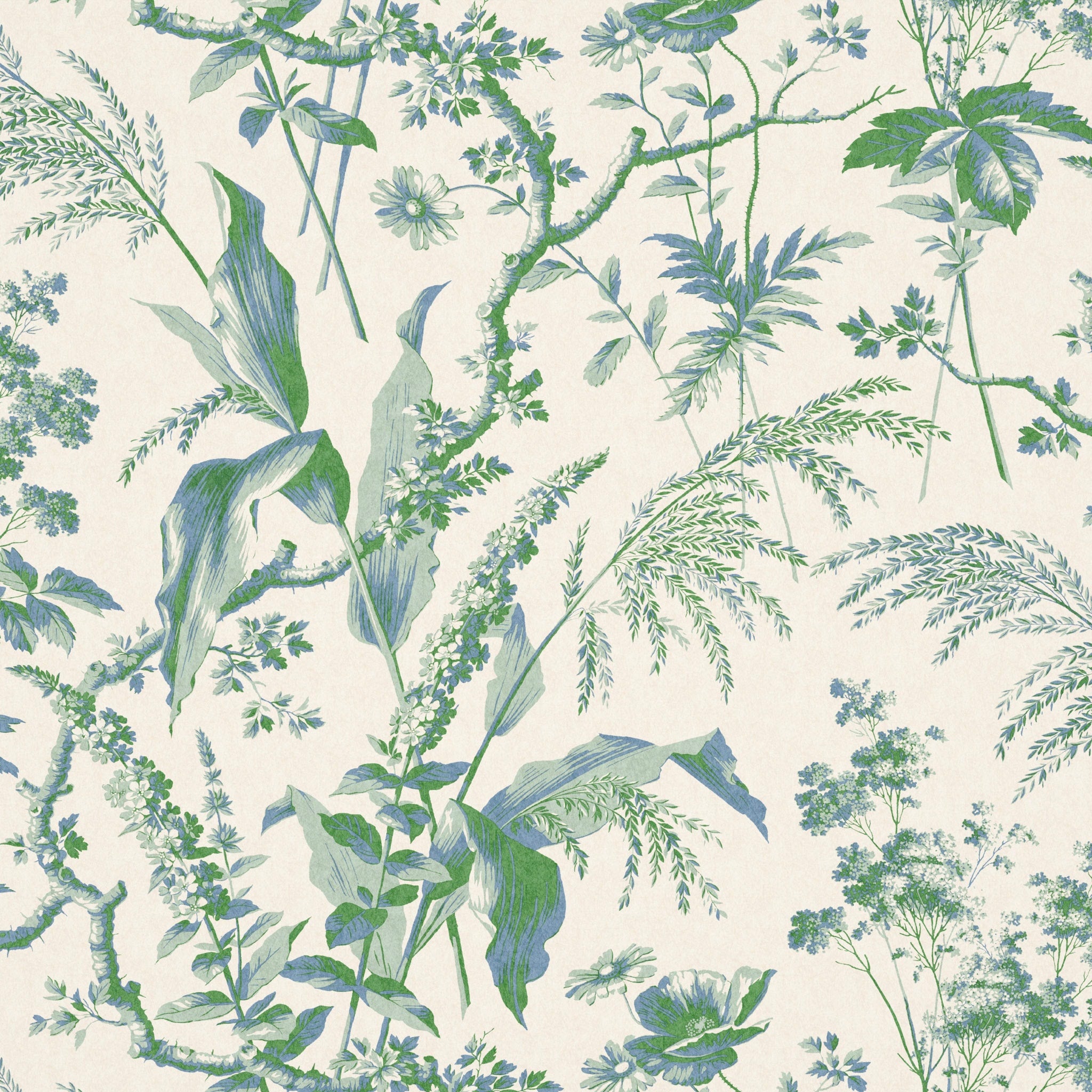 Aspa Eau de Nil Green Wide Wallpaper by Sarah Vanrenen