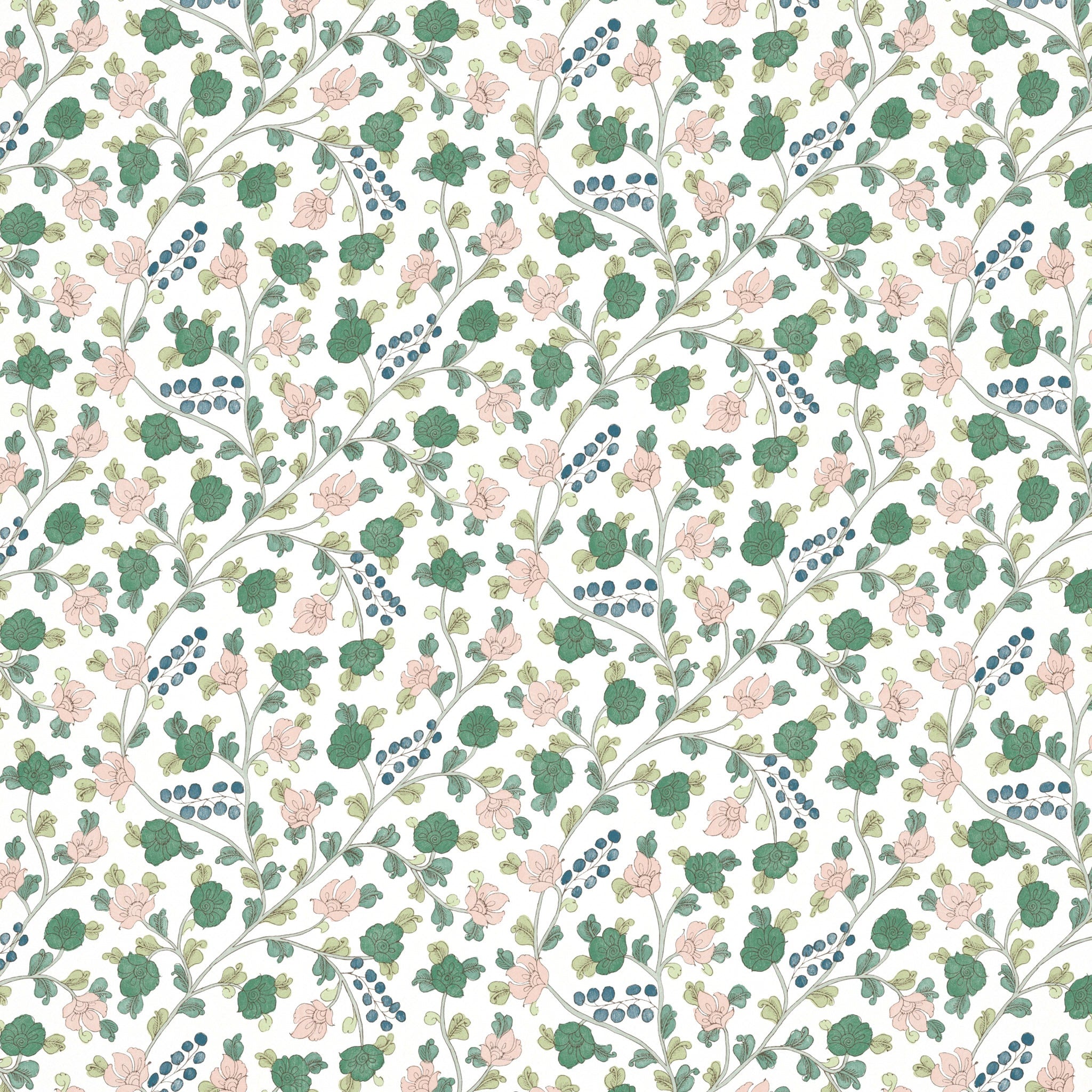 Jaipur Berry Wide Wallpaper by Sarah Vanrenen